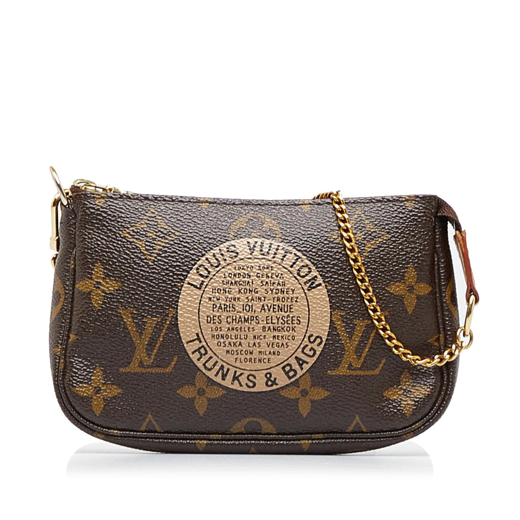 Louis Vuitton Pochette Accessoires Trunks & Bags Mini Monogram Canvas