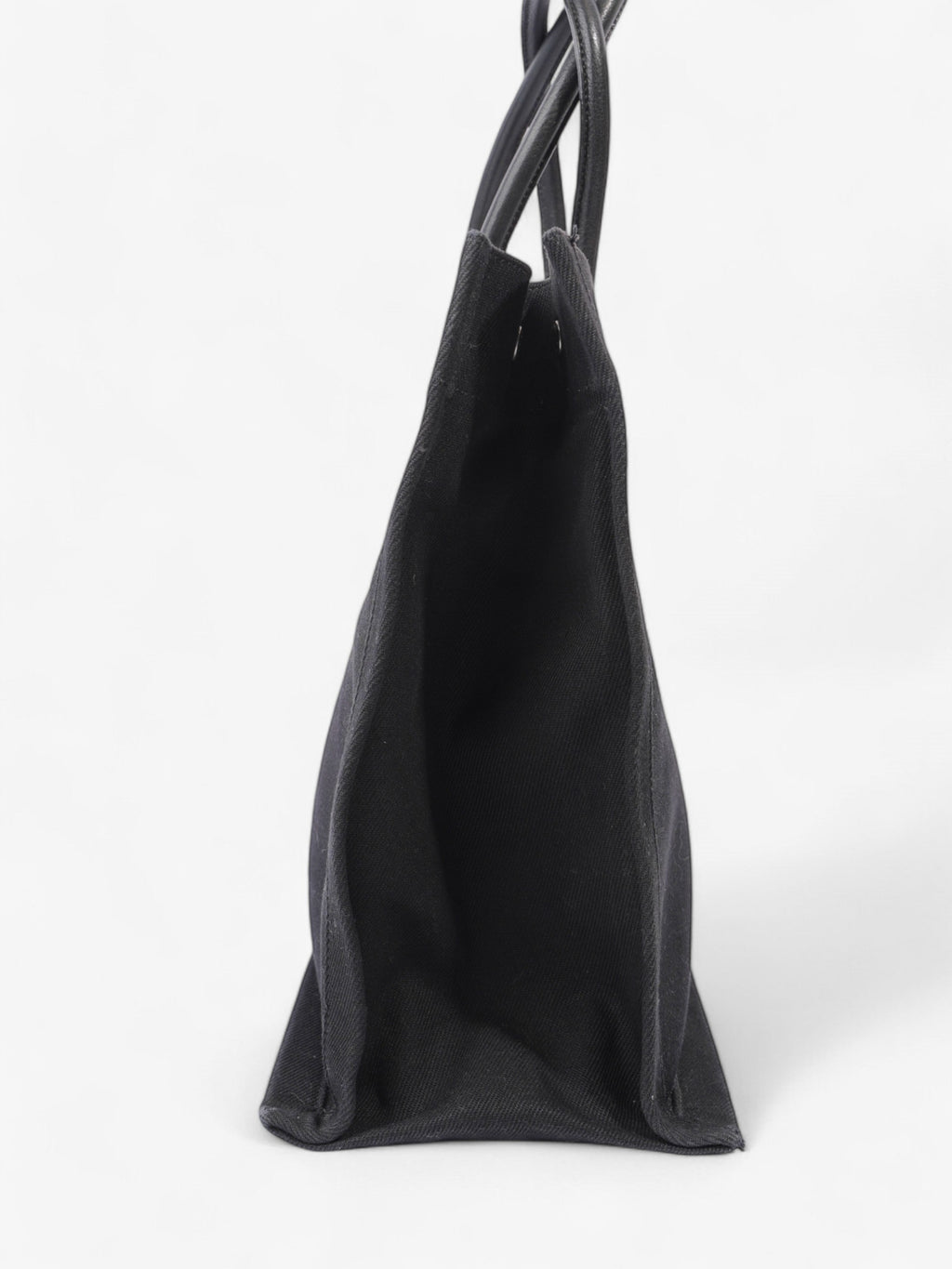Saint Laurent Rive Gauche Black / White Cotton Large