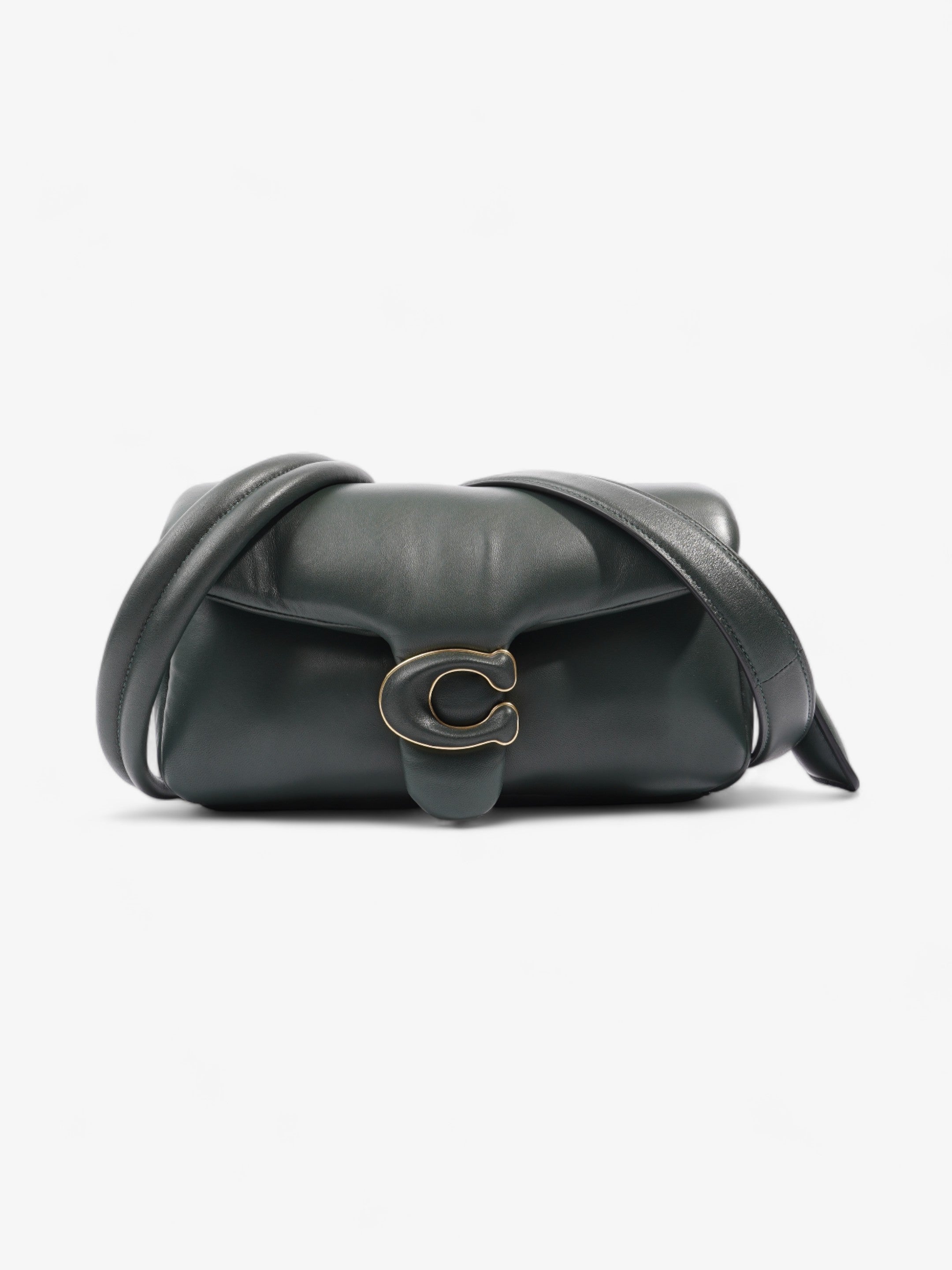 Coach Pillow Tabby Dark Green Nappa Leather 26