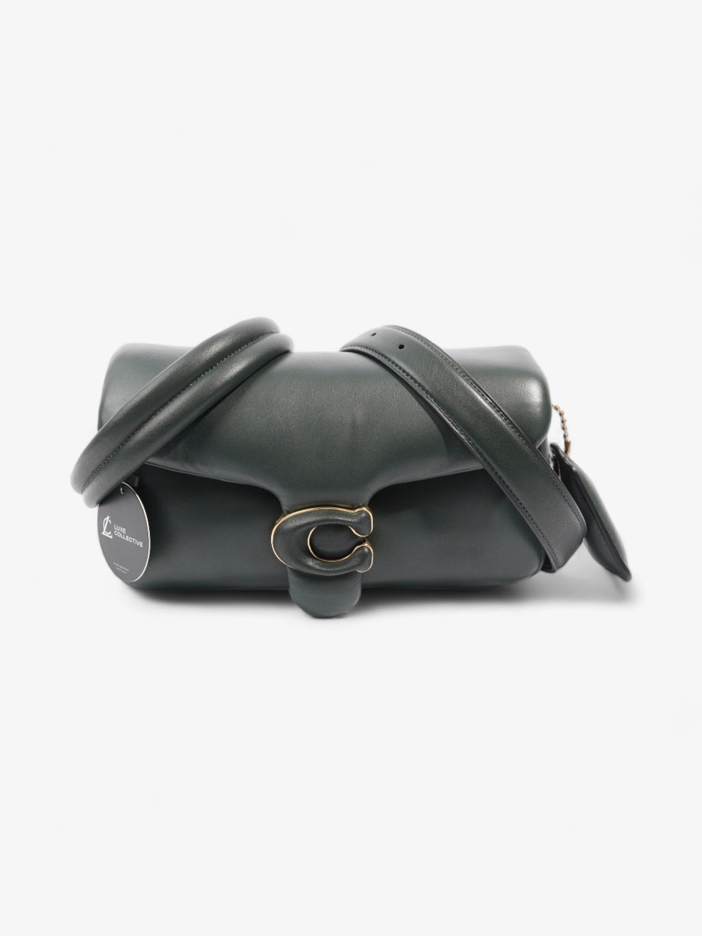 Coach Pillow Tabby Dark Green Nappa Leather 26