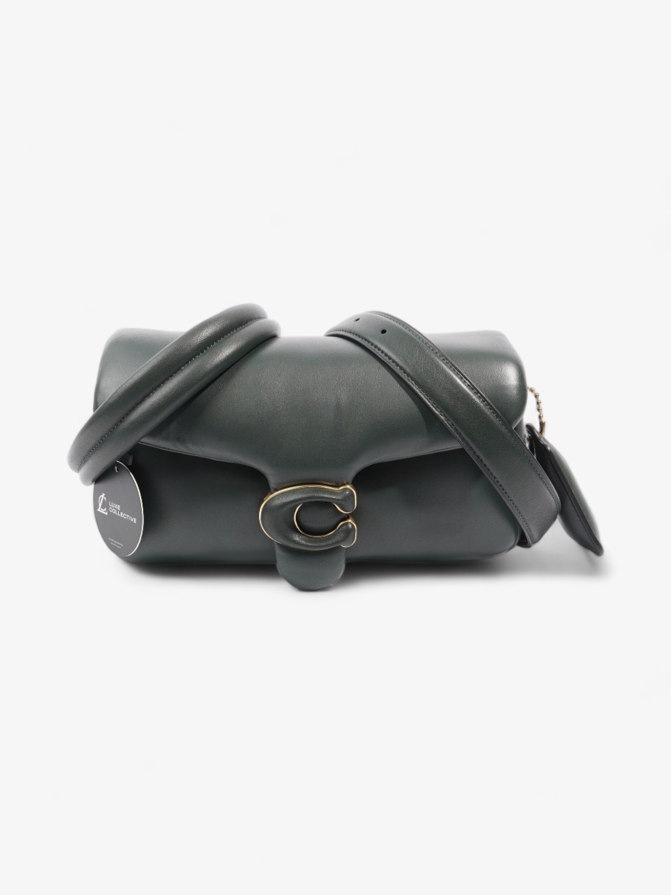 Coach Pillow Tabby Dark Green Nappa Leather 26