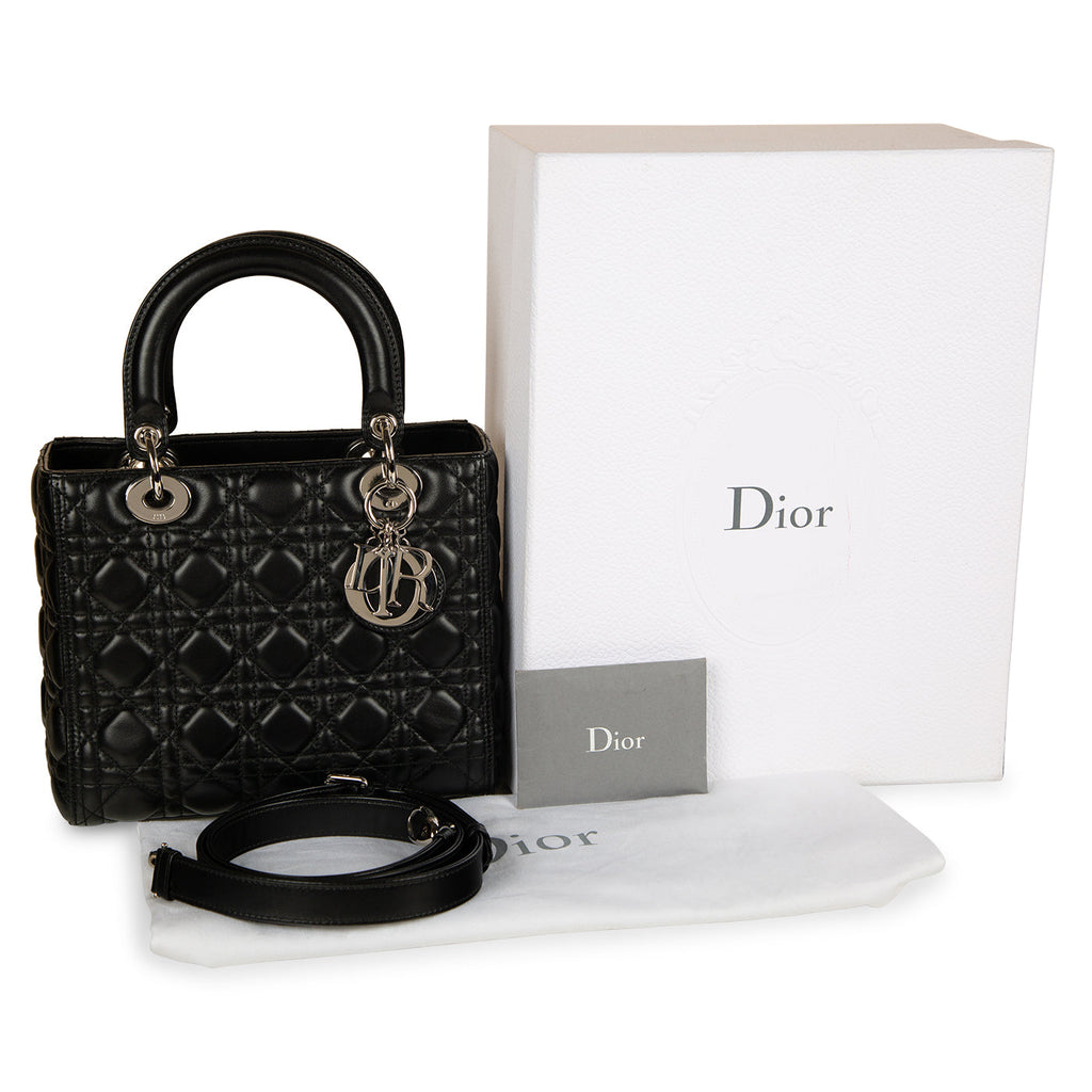 Christian Dior Lady Dior - Medium - SHW