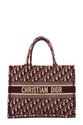 Small Book Tote Burgundy