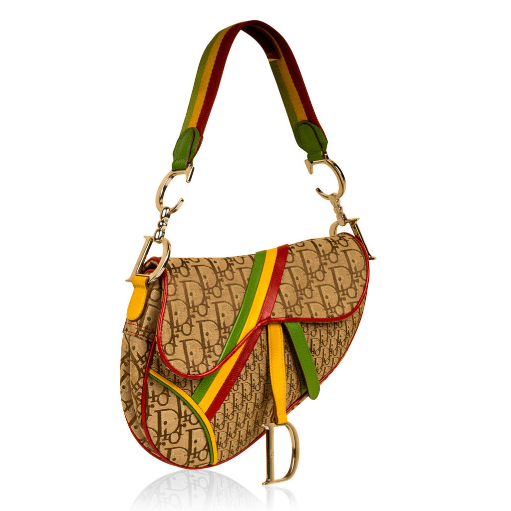 Rasta Saddle Bag - Vintage