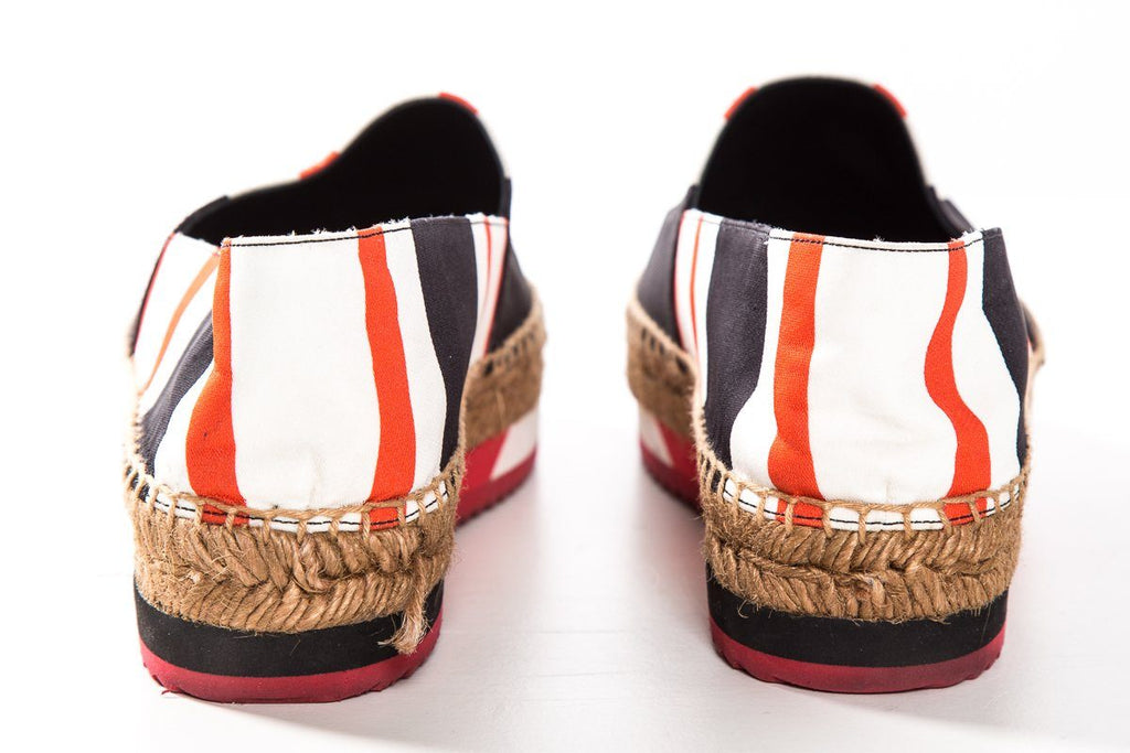Dolce & Gabbana Multicolored Round Toe Espadrille SZ 38