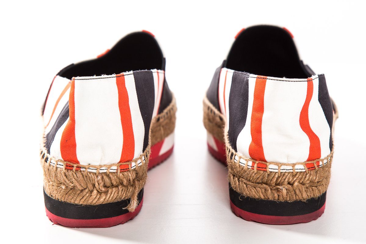 Dolce & Gabbana Multicolored Round Toe Espadrille SZ 38