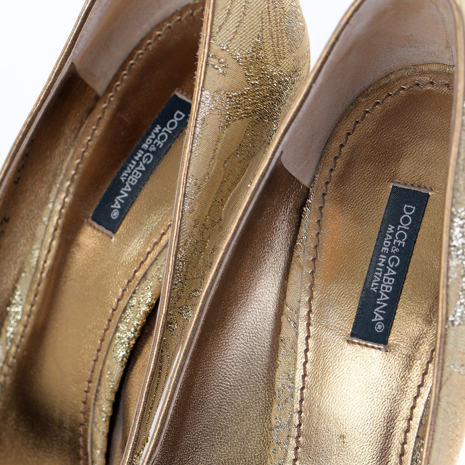 Brocade Pointed Court Shoes