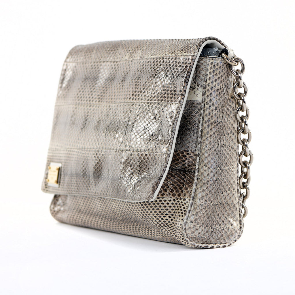 Miss Martini Snakeskin Shoulder Bag