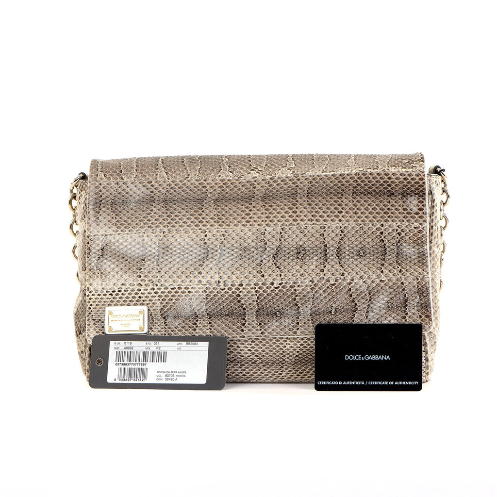 Miss Martini Snakeskin Shoulder Bag