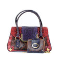 Vintage Snakeskin Bag with Purse