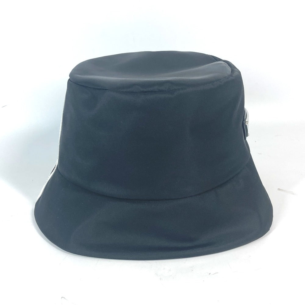 PRADA hat 2HC137 Nylon black Triangle With logo Three Stripes adidas adidas collaboration S