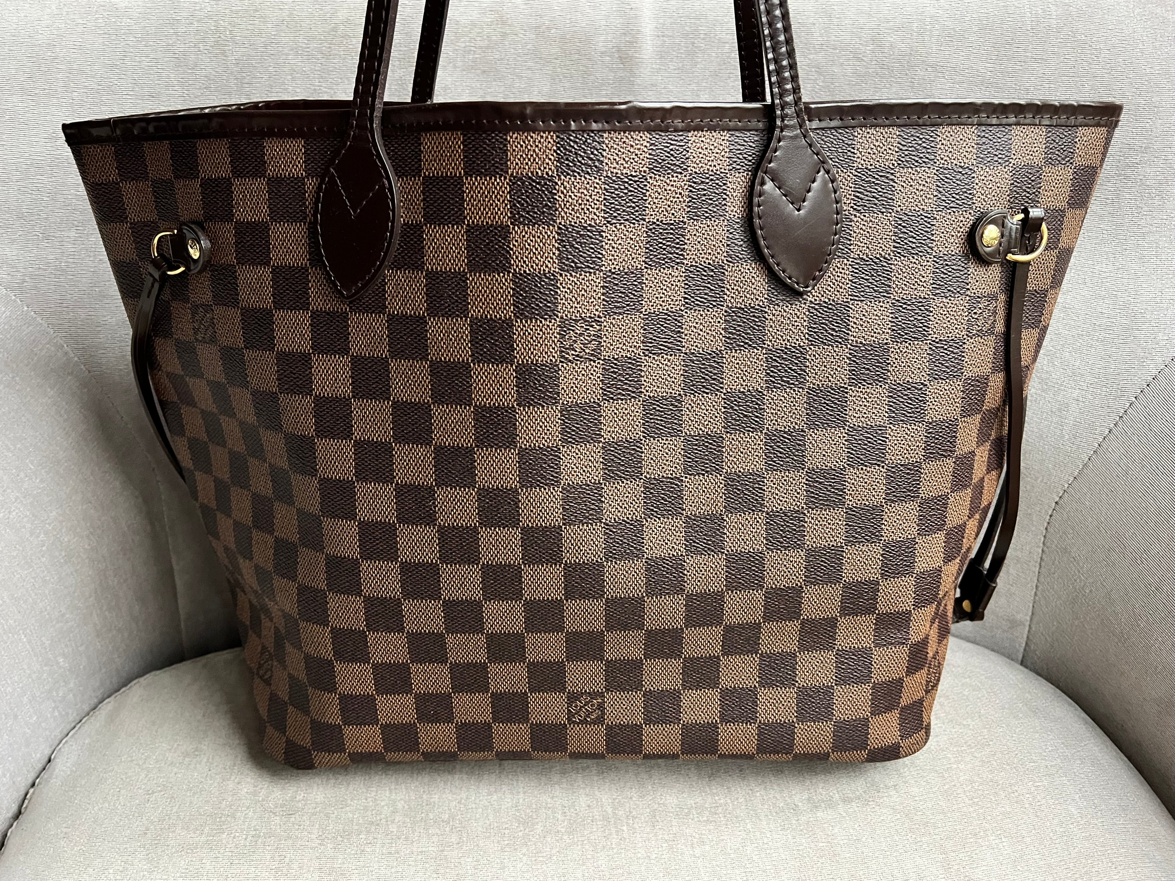 Louis Vuitton Neverfull MM Damier Ebene Cherry Interior (RRP £1410)