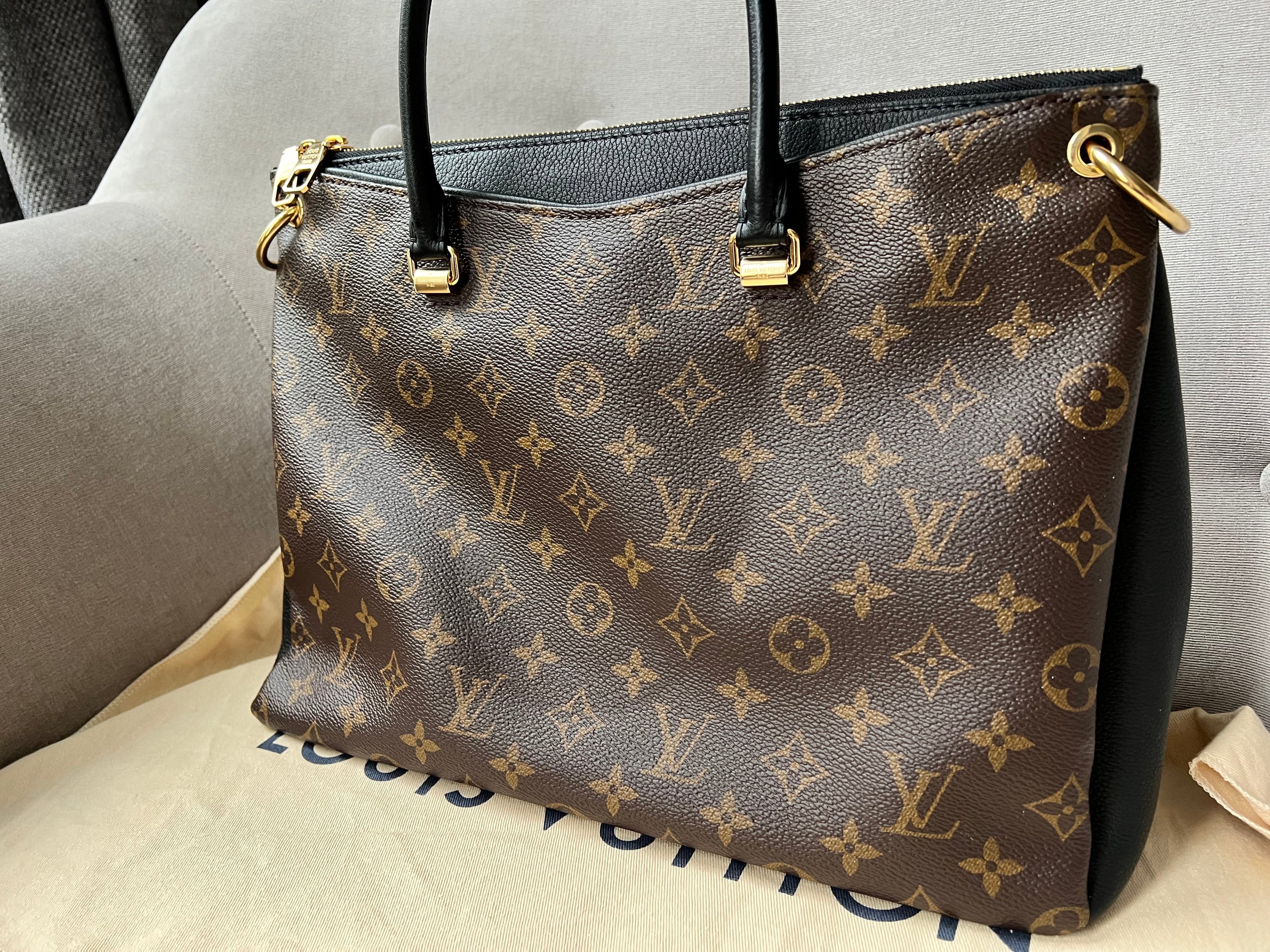 Louis Vuitton Pallas Tote in Monogram and Black (RRP £1960)