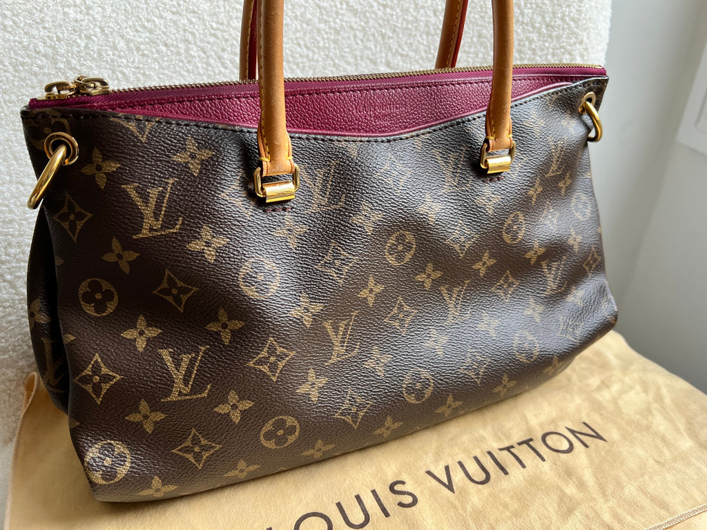 Louis Vuitton Pallas Tote in Monogram and Fuchsia (RRP £1960)