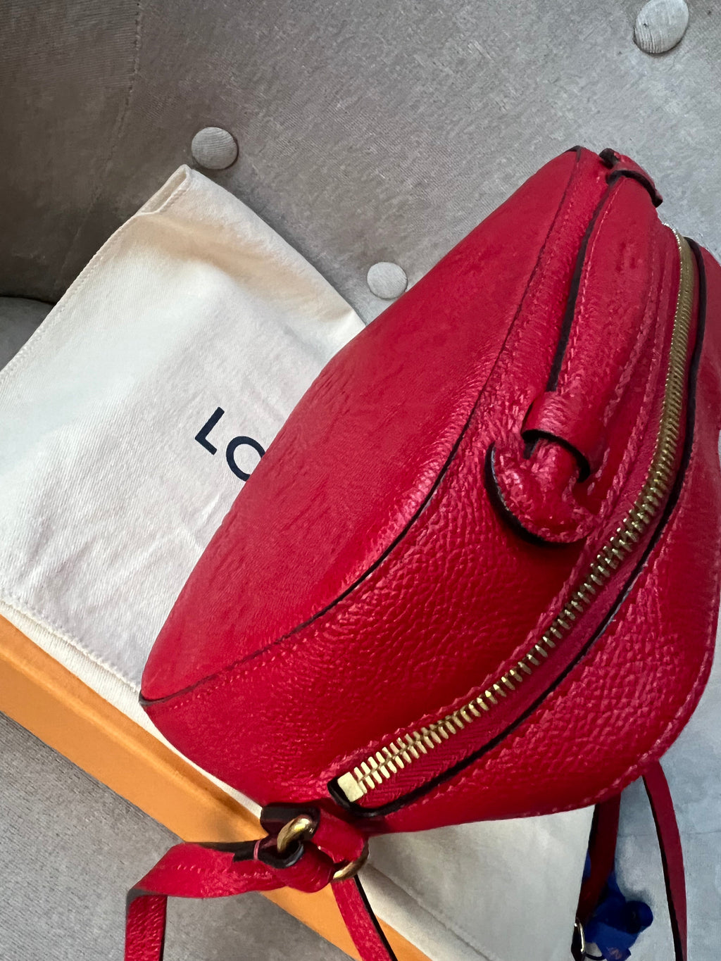 Louis Vuitton Saintonge Red Empreinte (RRP £1520)