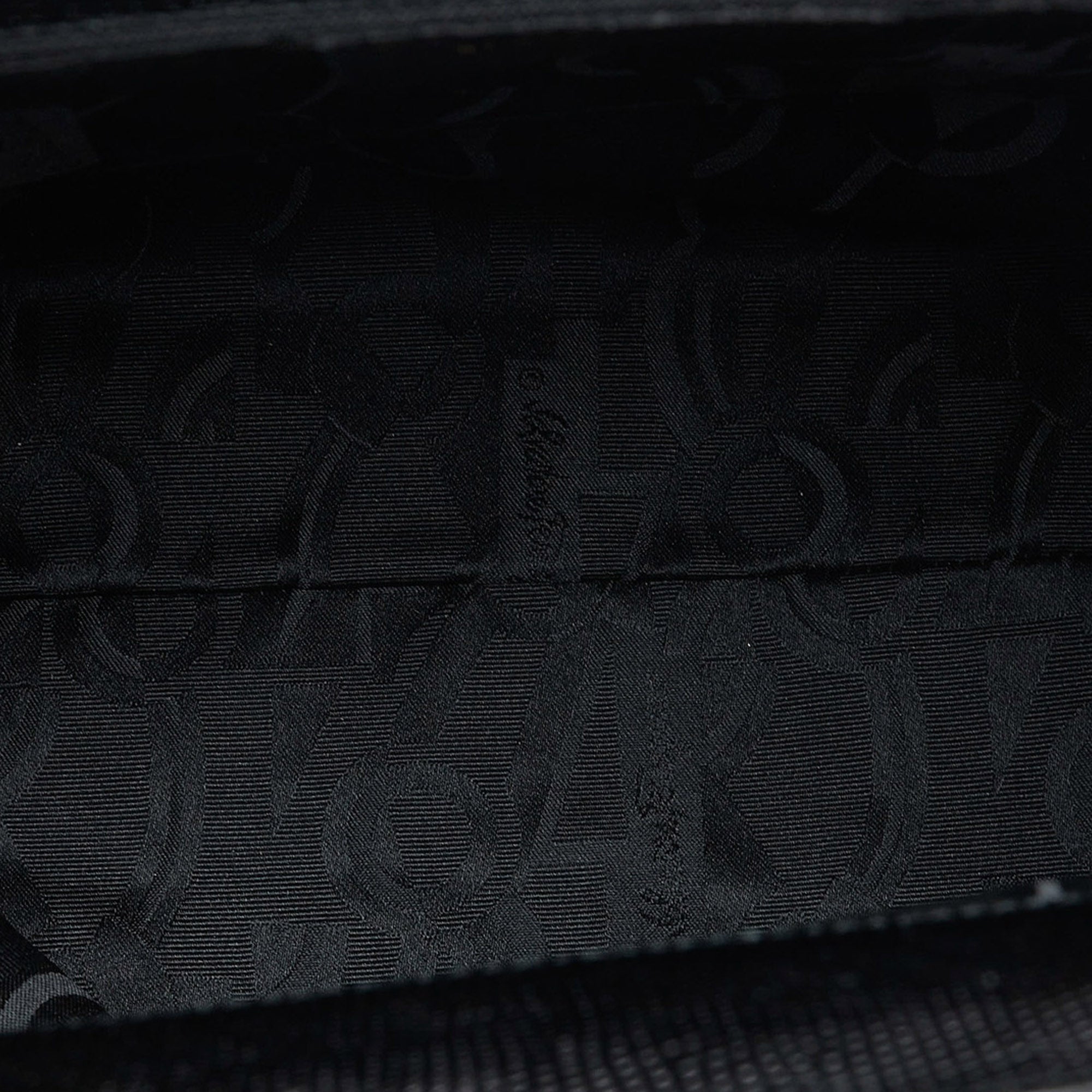 Black Ferragamo Vara Embossed Tote