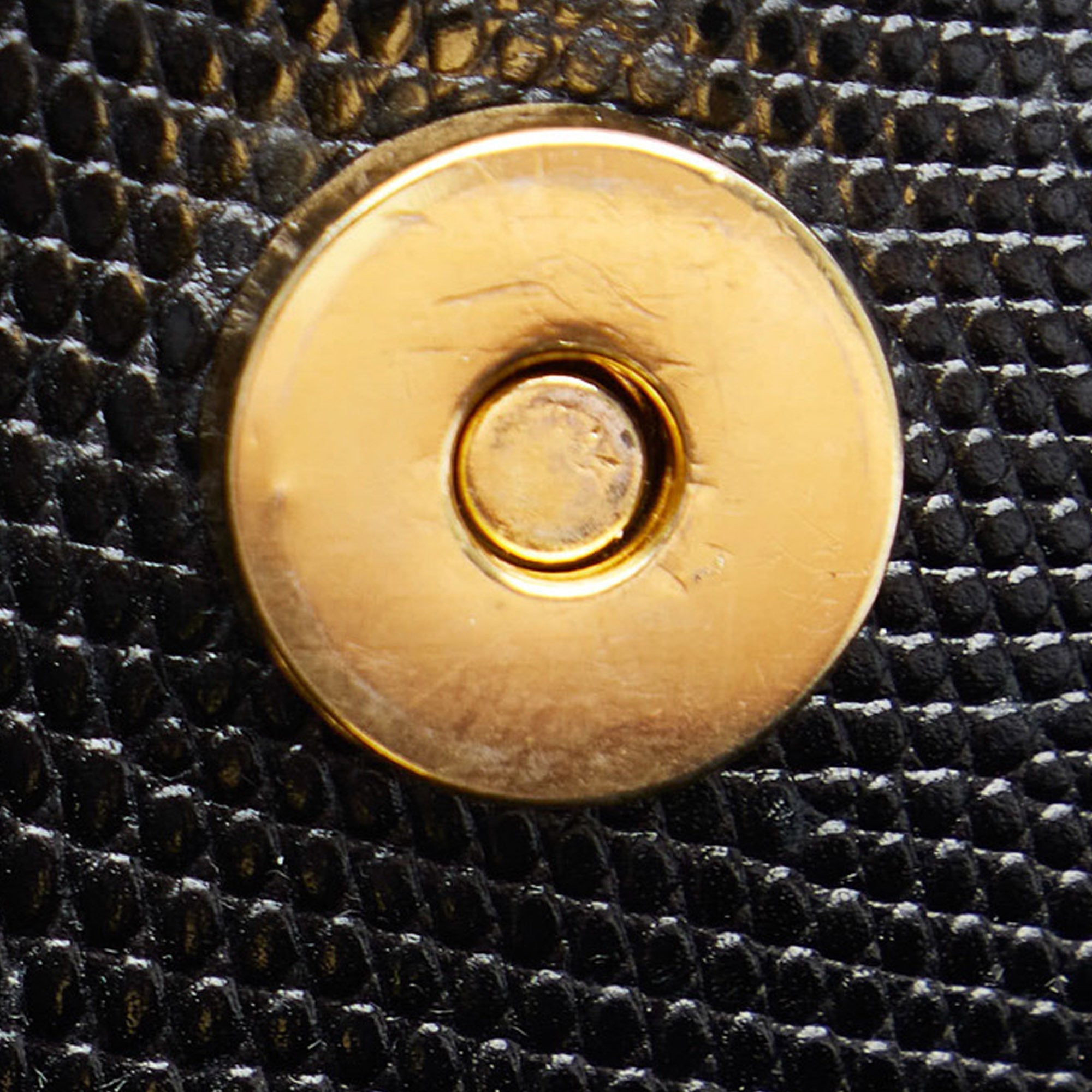 Black Ferragamo Vara Embossed Tote