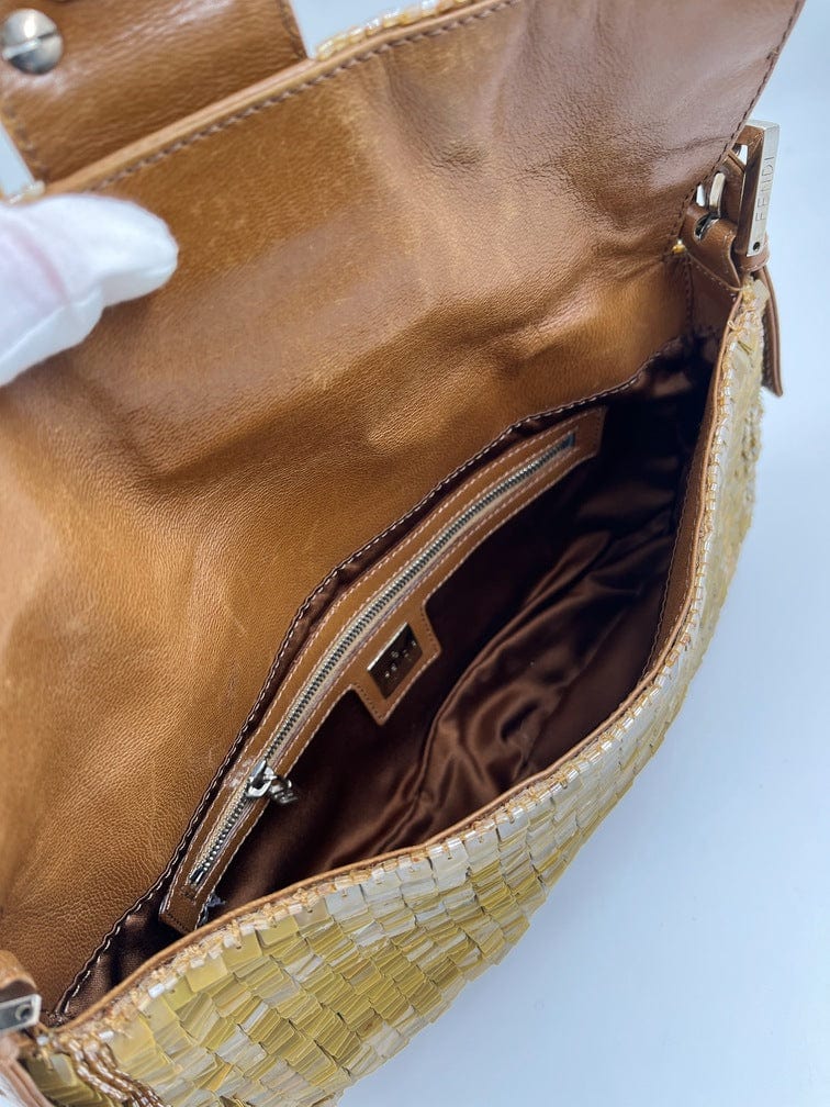 Fendi Beaded Baguette Bag