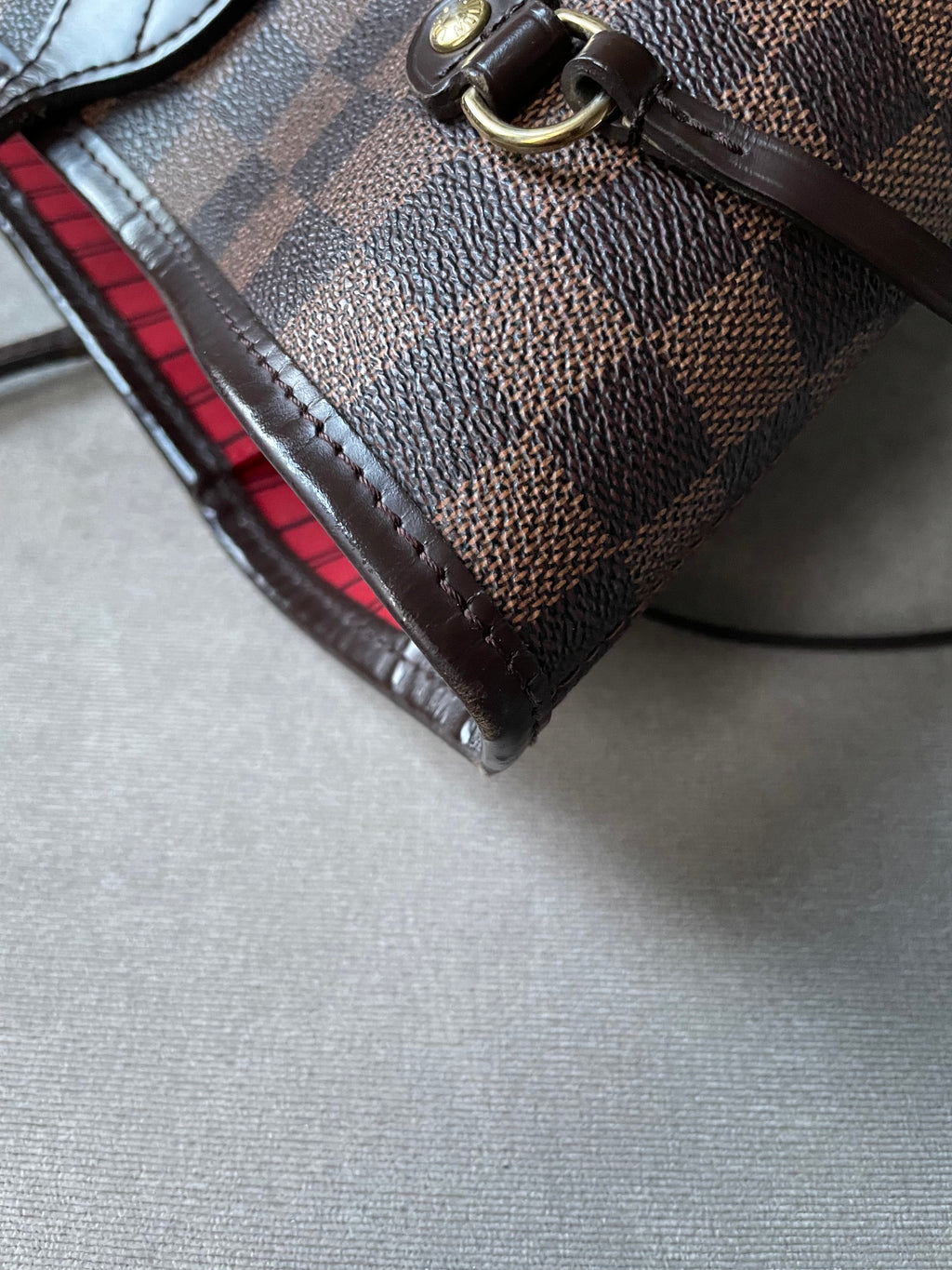 Louis Vuitton Neverfull MM Damier Ebene Cherry Interior (RRP £1,410)