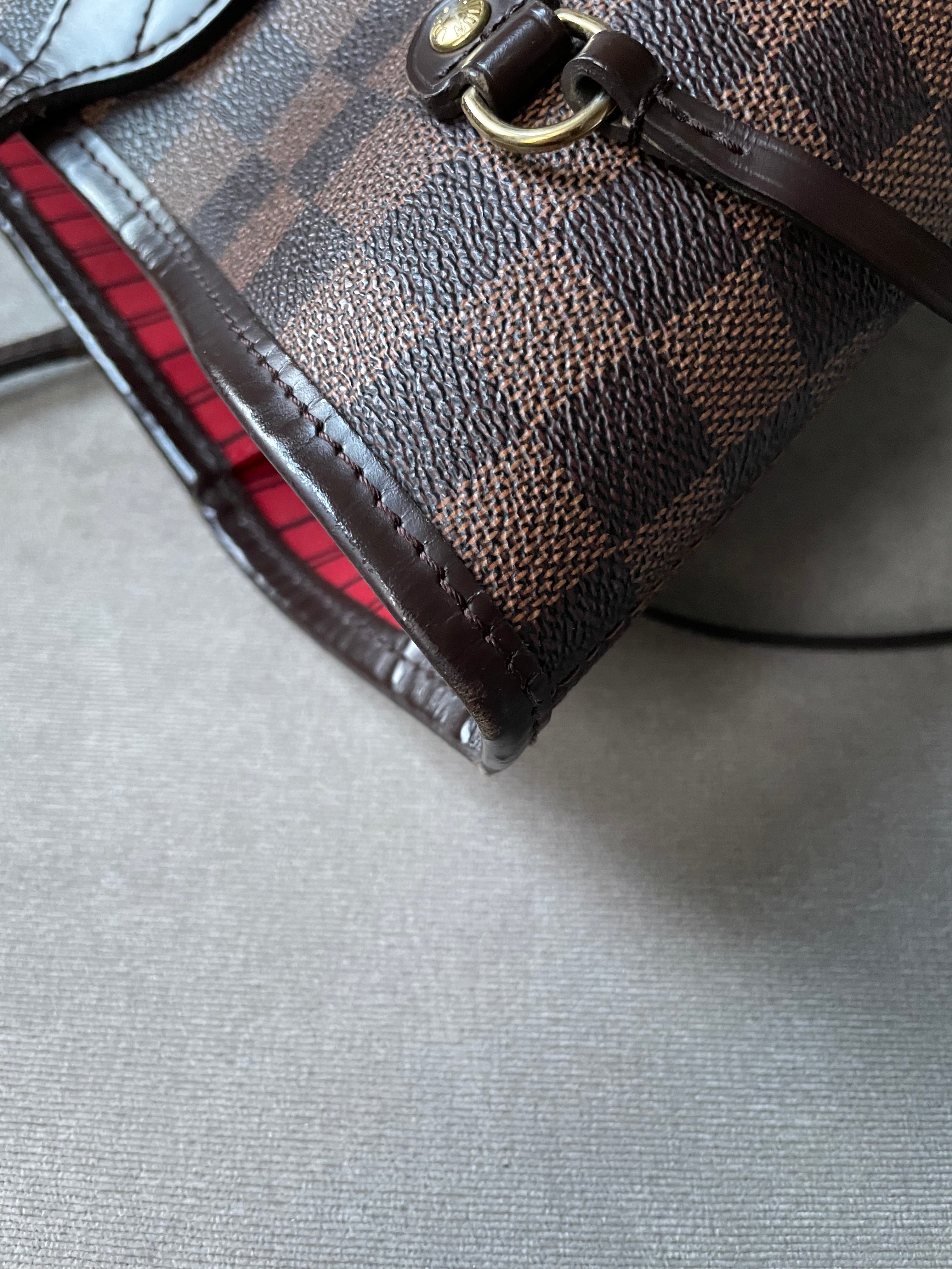 Louis Vuitton Neverfull MM Damier Ebene Cherry Interior (RRP £1,410)