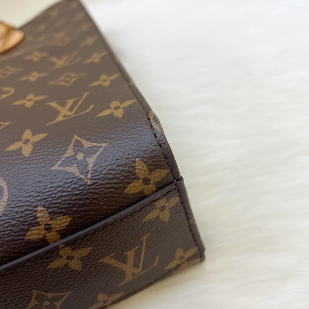 LV Sac Plat PM Monogram Canvas and GHW