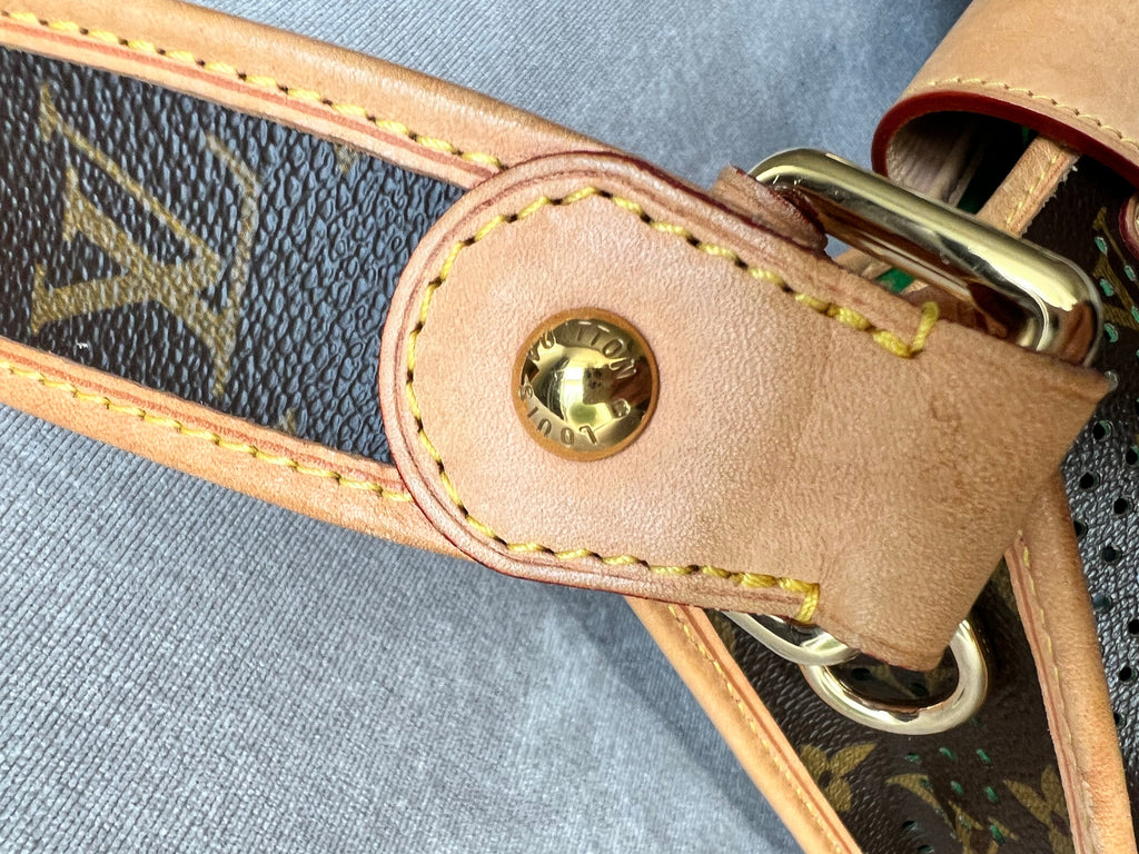 Louis Vuitton Perforated Monogram Green Musette Bag