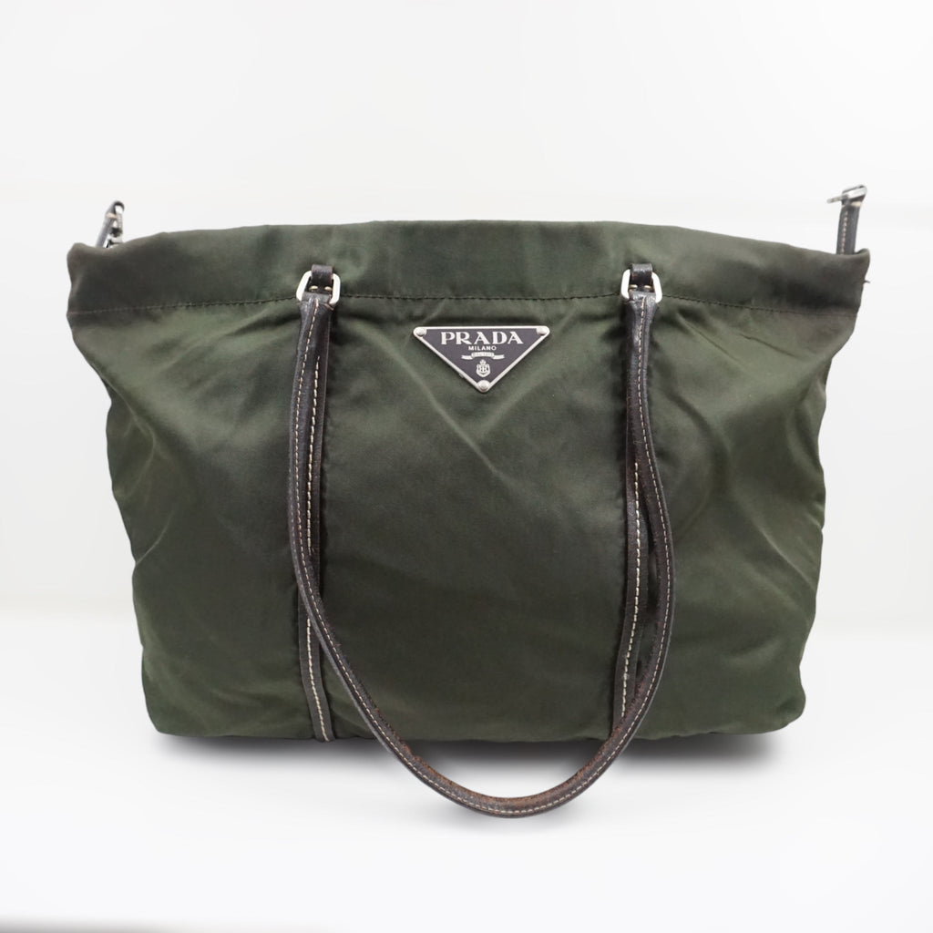 Prada ArmygrÃƒÆ’Ã‚Â¸n Skuldertaske