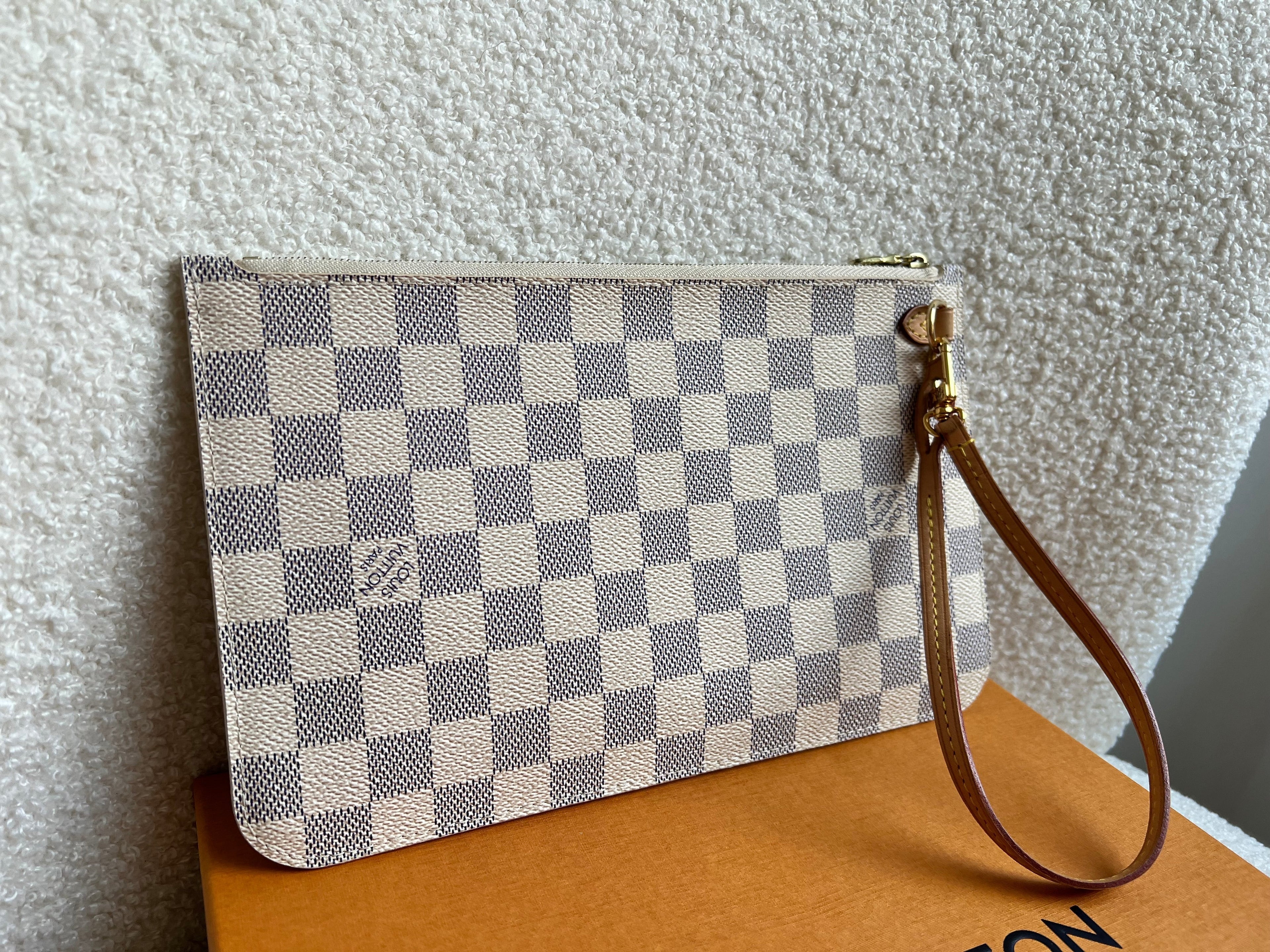 Louis Vuitton Pouch (from Neverfull MM) in Damier Azur