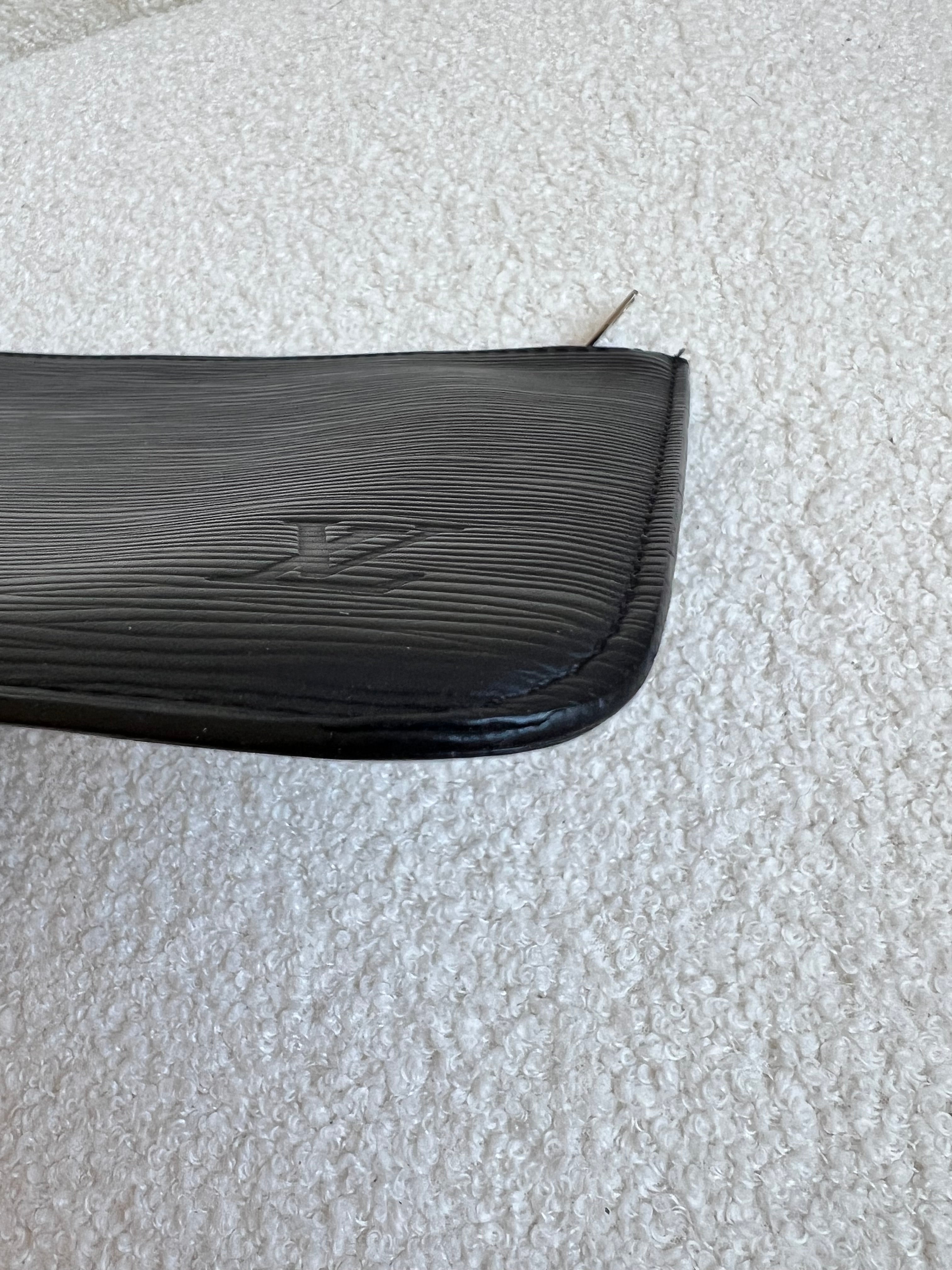 Louis Vuitton Pouch (from Neverfull) Black Epi