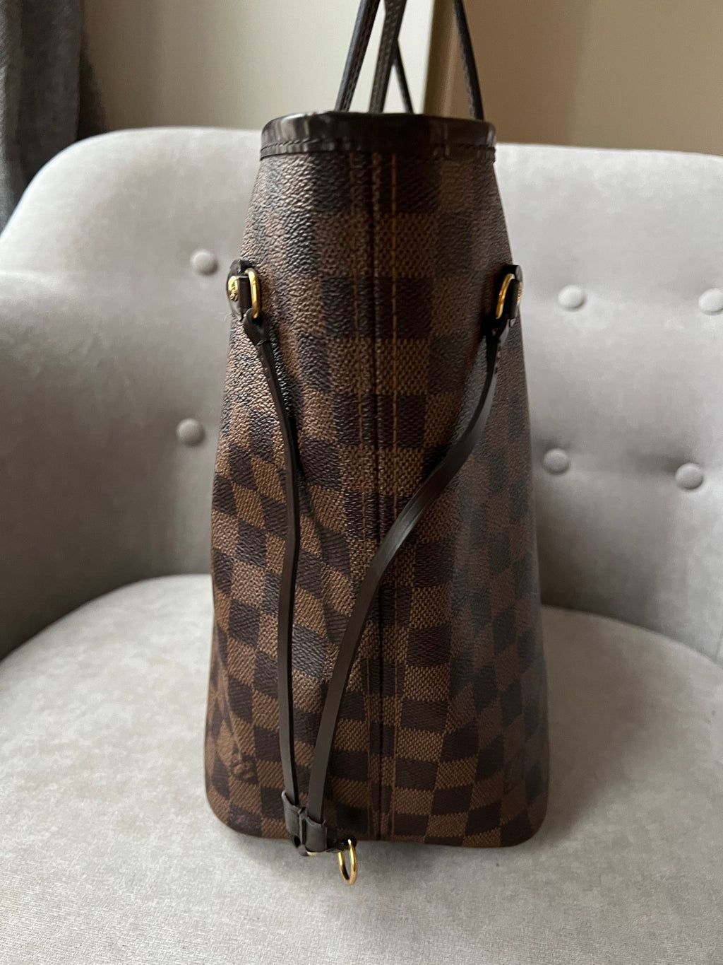 Louis Vuitton Neverfull MM Damier Ebene Cherry Interior (RRP £1,410)