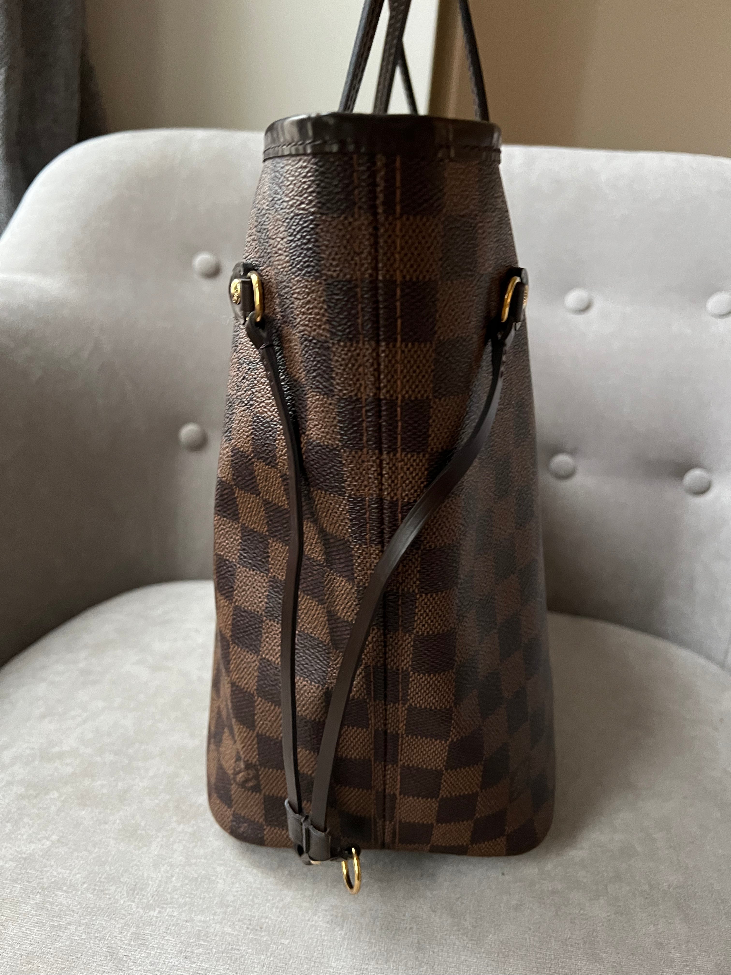 Louis Vuitton Neverfull MM Damier Ebene Cherry Interior (RRP £1,410)