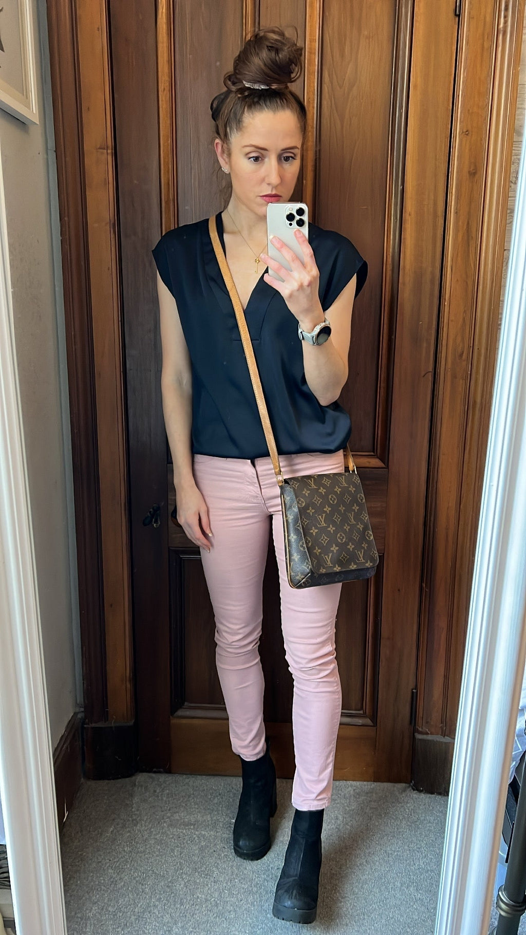 Louis Vuitton Musette Salsa PM (long strap version) Damier Ebene