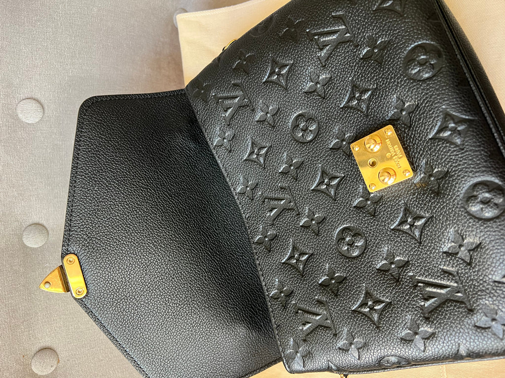 Louis Vuitton Pochette Metis Black Empreinte (RRP £2,110)