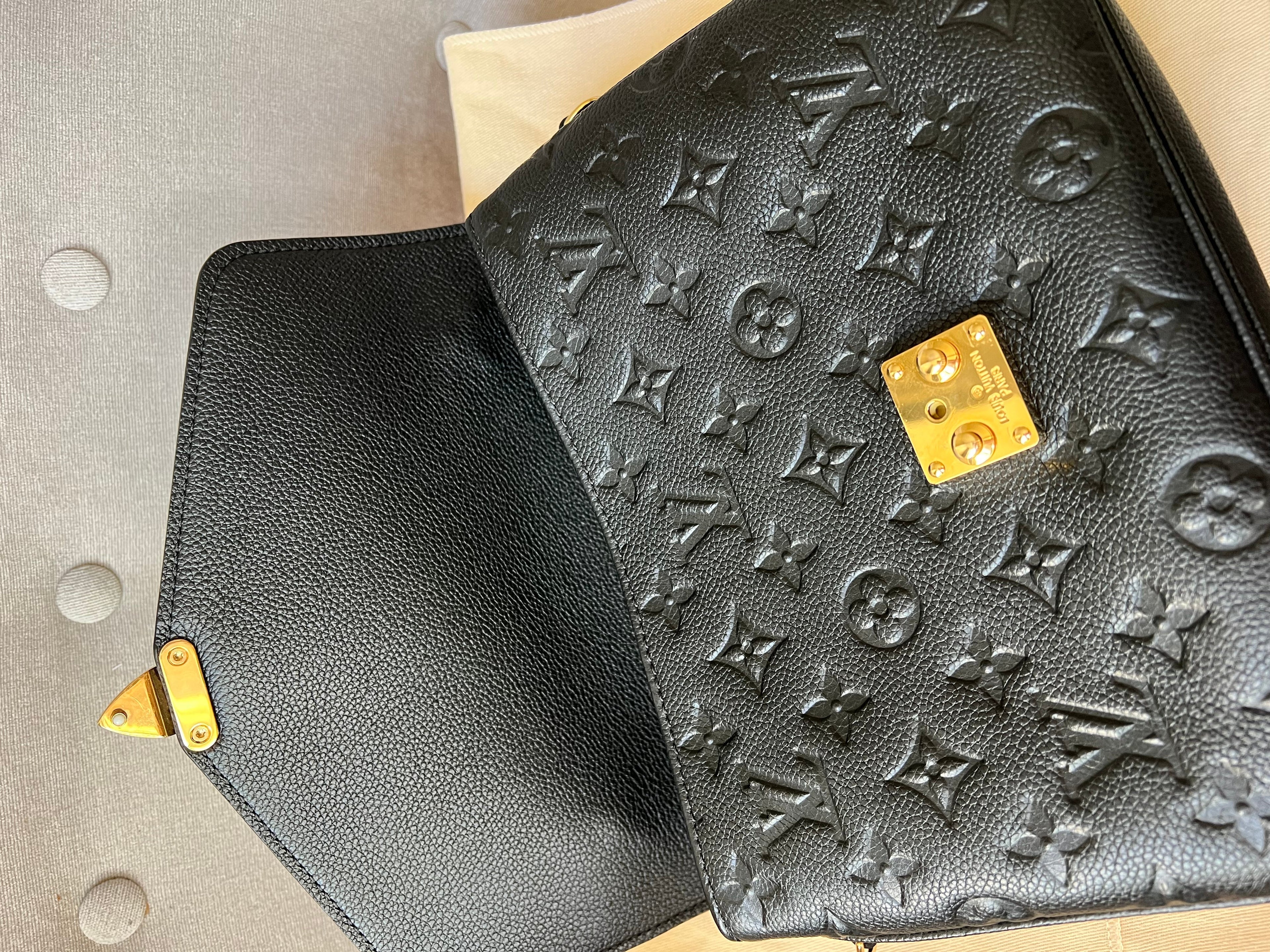 Louis Vuitton Pochette Metis Black Empreinte (RRP £2,110)