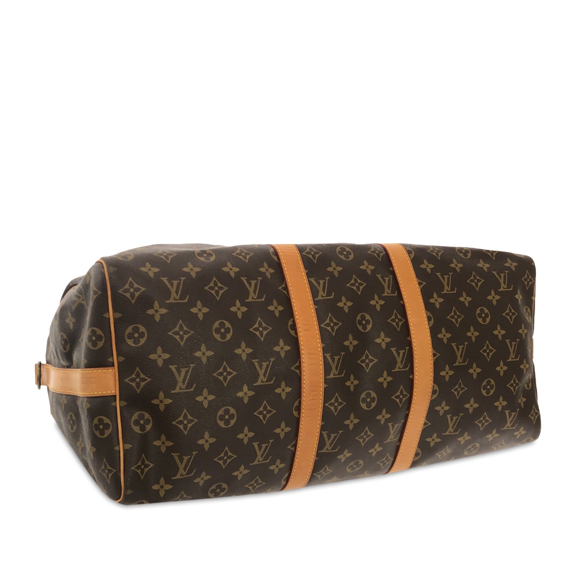 Brown Louis Vuitton Monogram Keepall 50 Travel Bag