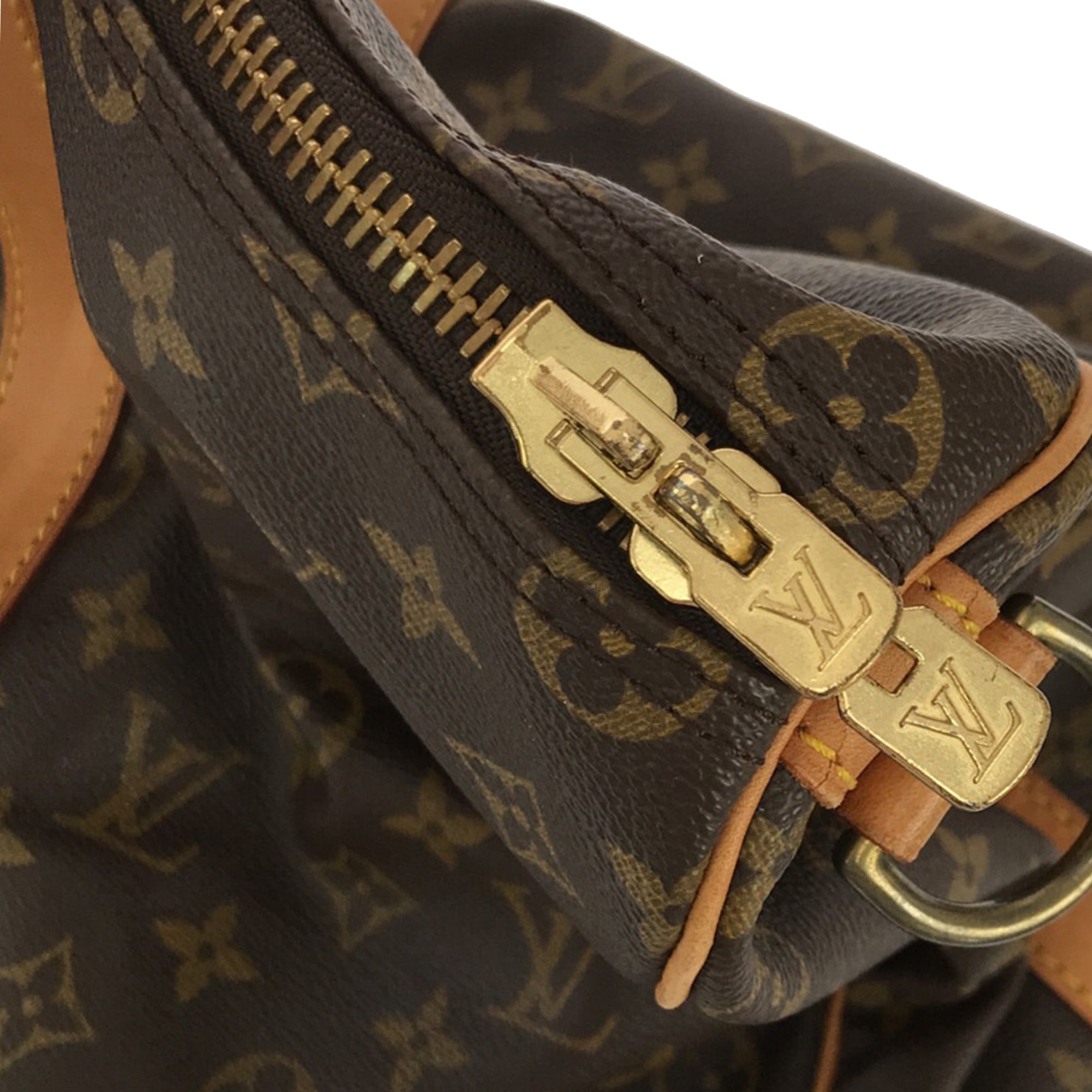 Brown Louis Vuitton Monogram Keepall 50 Travel Bag