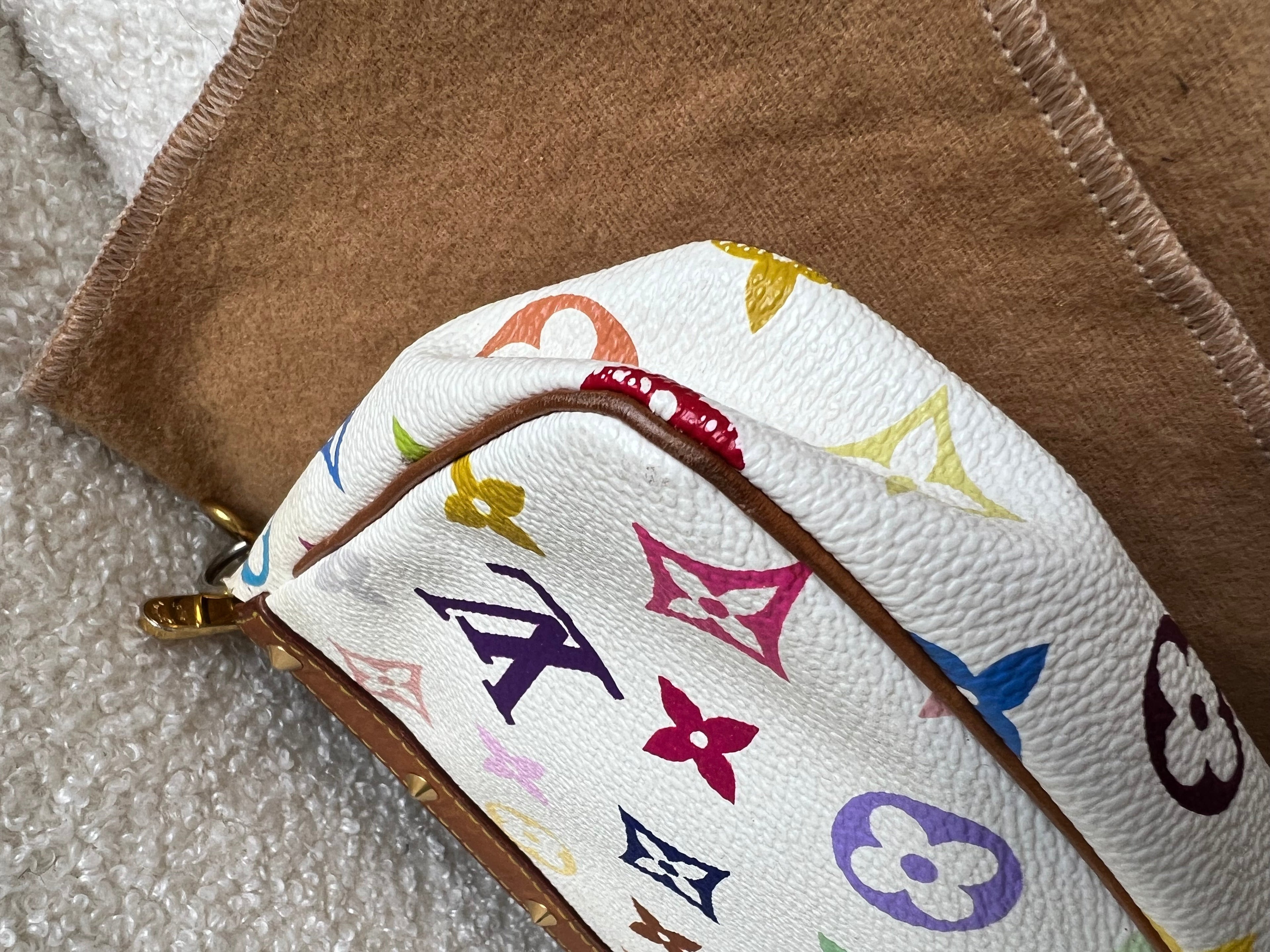 Louis Vuitton Pochette Accessoires White Multicolore