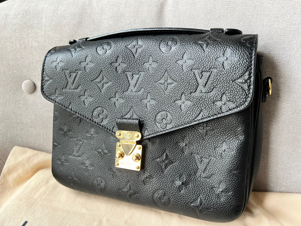 Louis Vuitton Pochette Metis Black Empreinte (RRP £2,110)