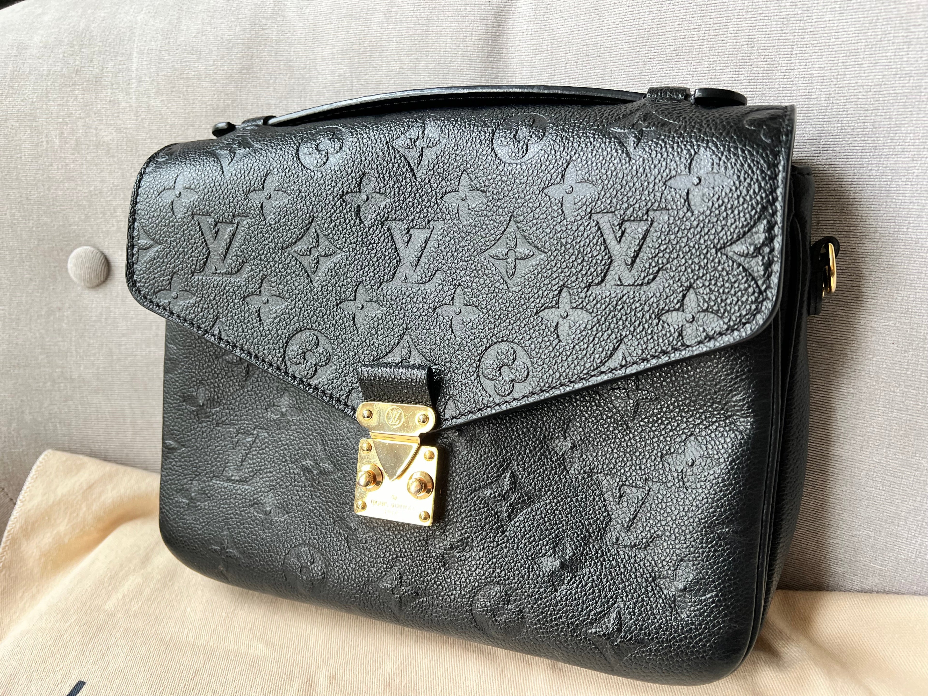 Louis Vuitton Pochette Metis Black Empreinte (RRP £2,110)