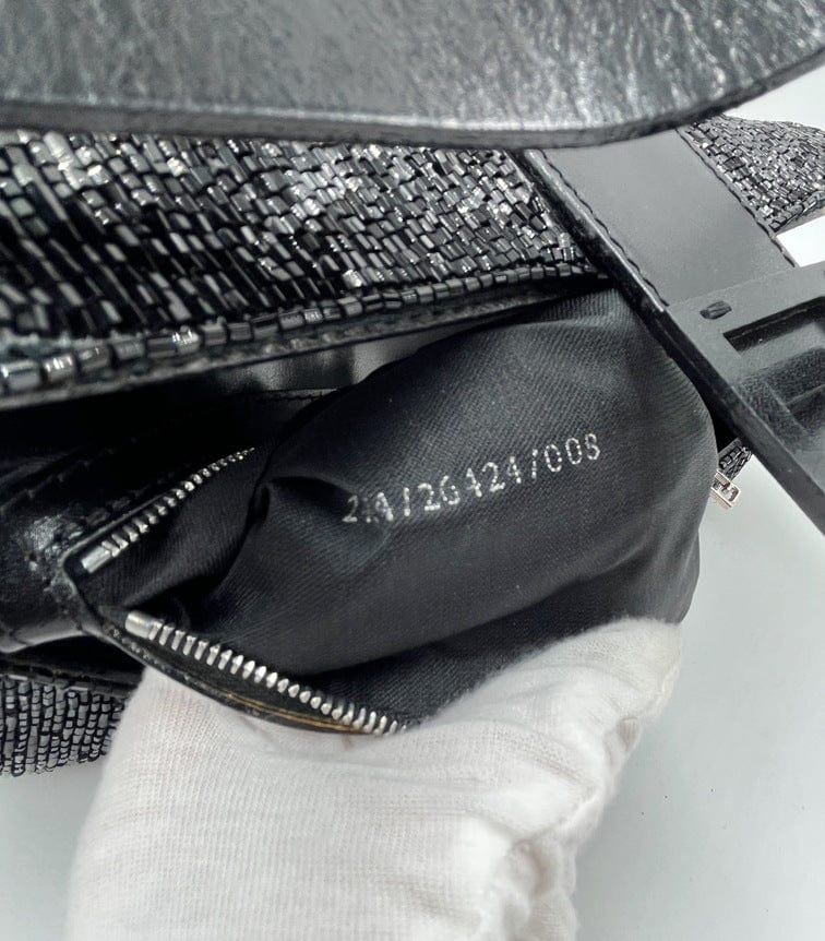 Fendi Sequin Beaded Baguette Bag
