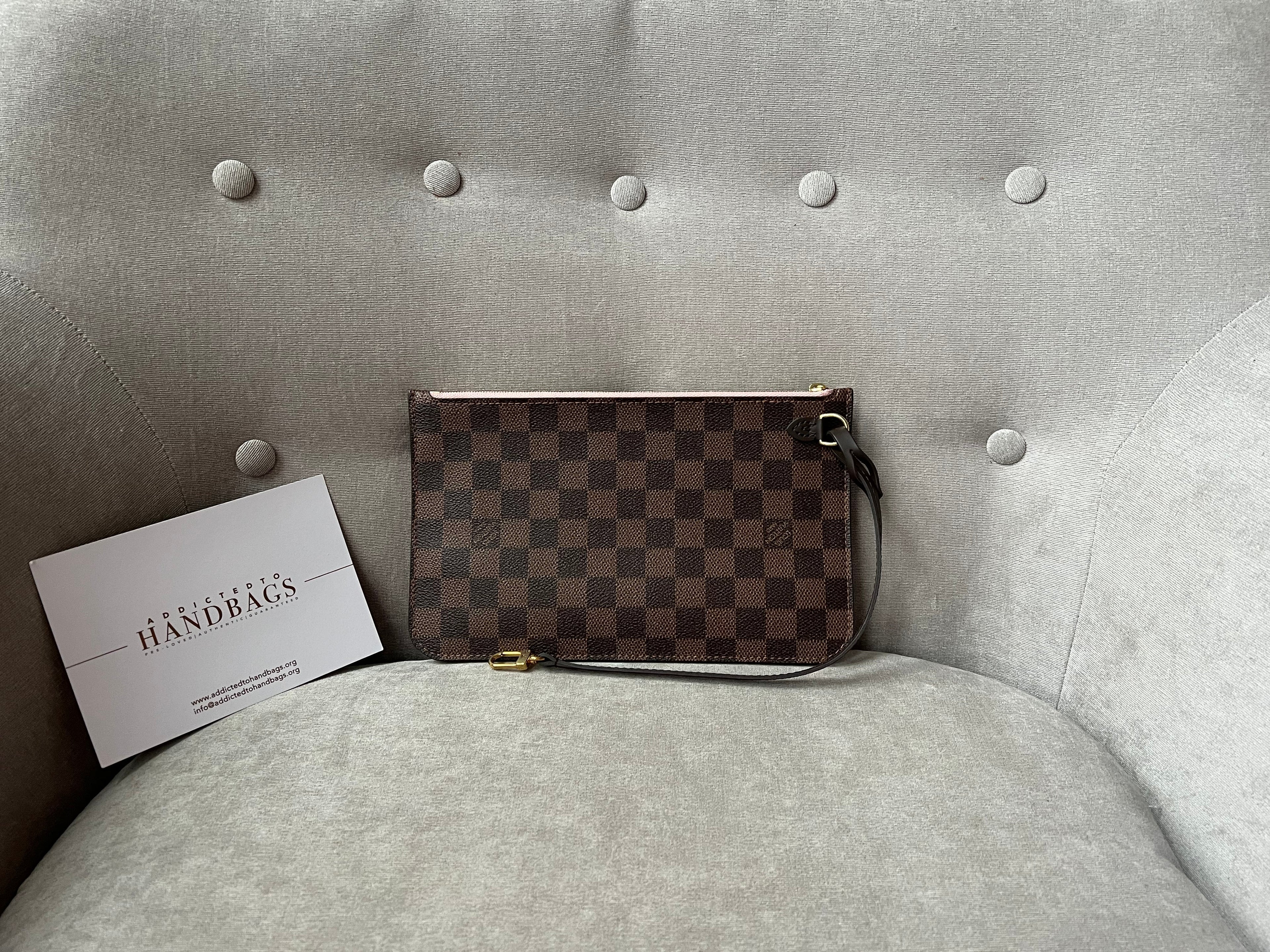 Louis Vuitton Pouch (from Neverfull MM) in Damier Ebene