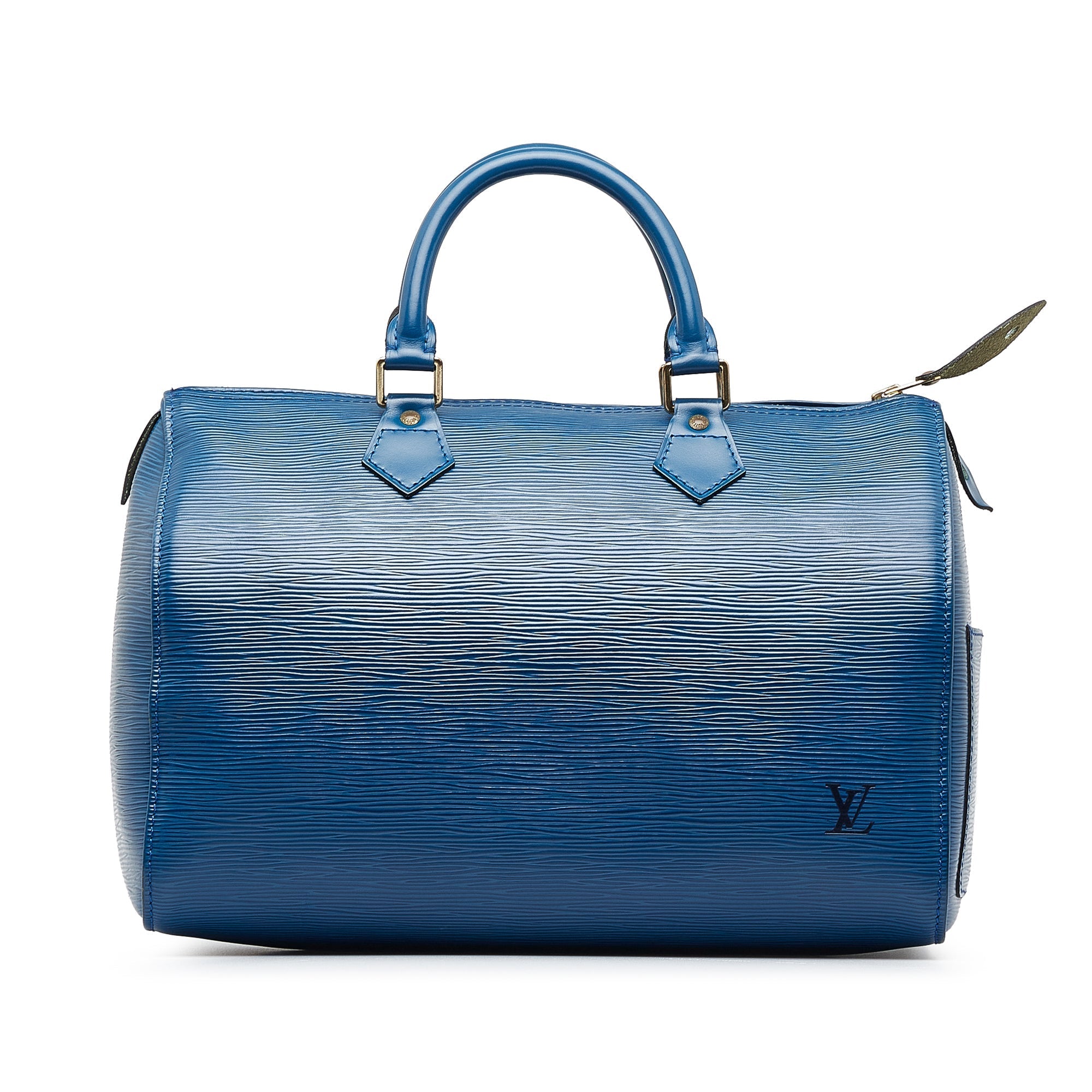 Louis Vuitton Speedy 30 Blue Epi