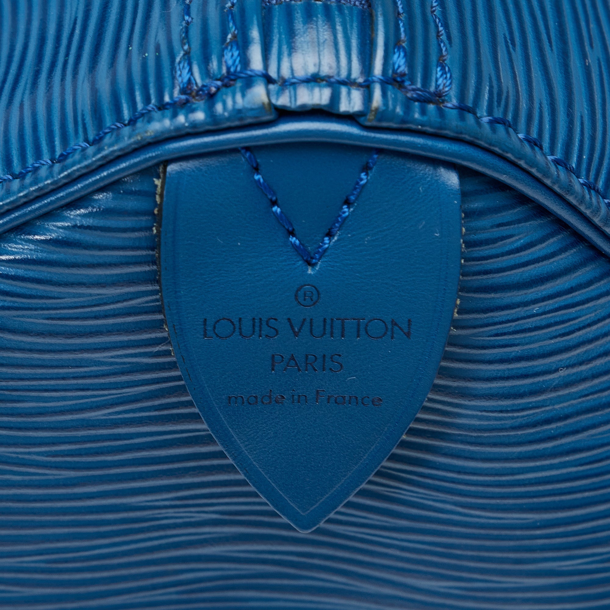 Louis Vuitton Speedy 30 Blue Epi
