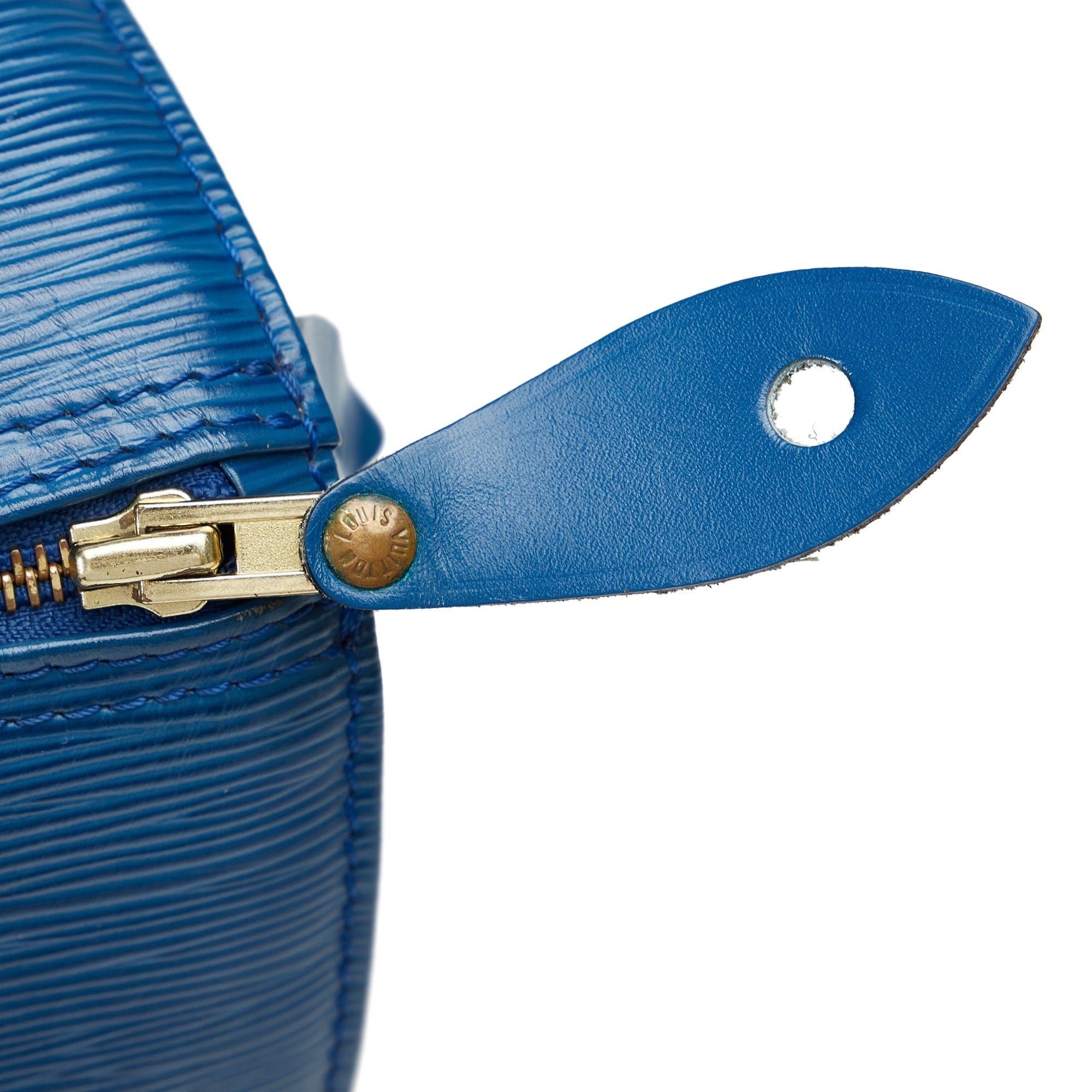 Louis Vuitton Speedy 30 Blue Epi