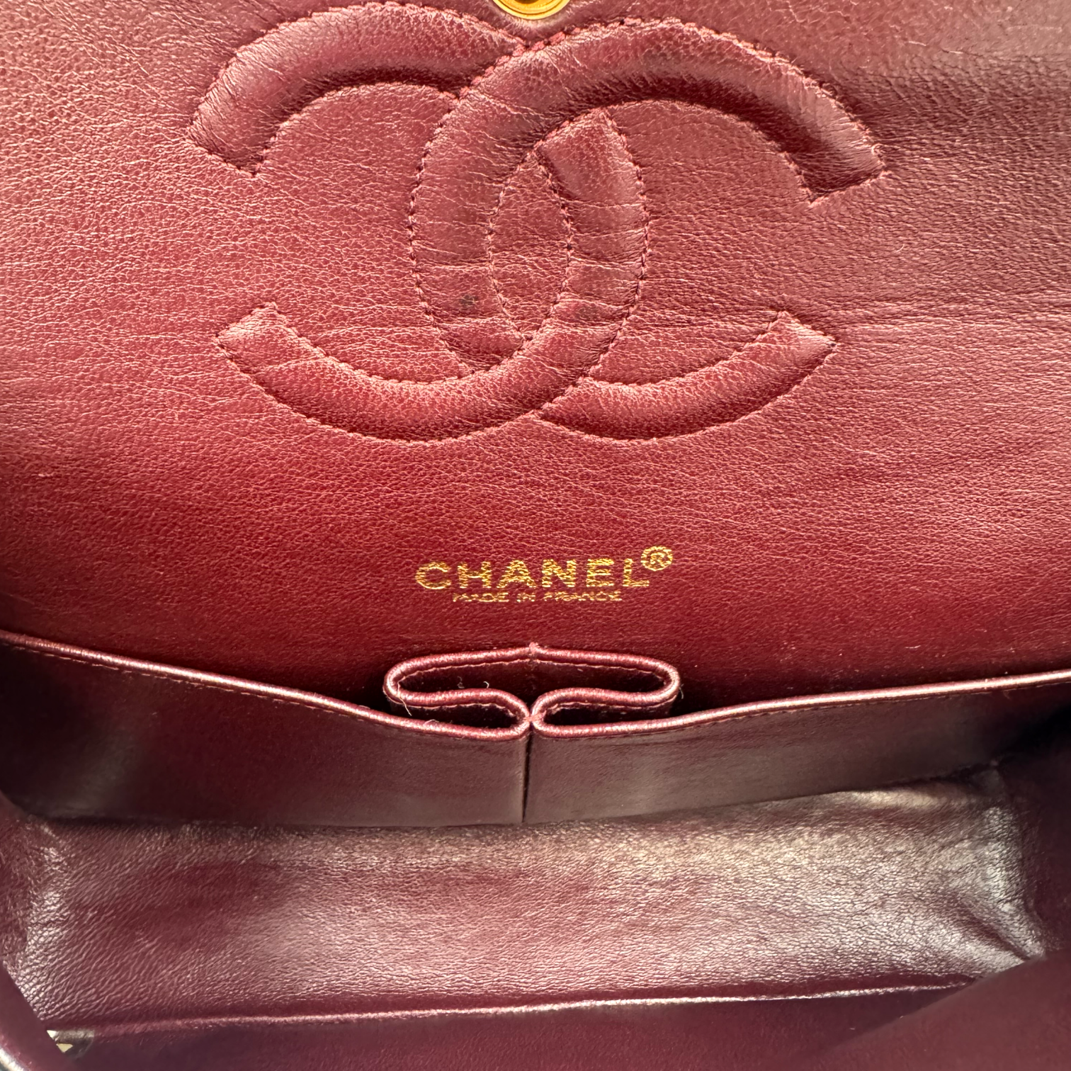 Chanel Classic Double Flap Medium Black Lambskin Gold
