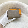 LV Clea Compact Wallet in in Tourterelle Monogram Empreinte Leather and GHW