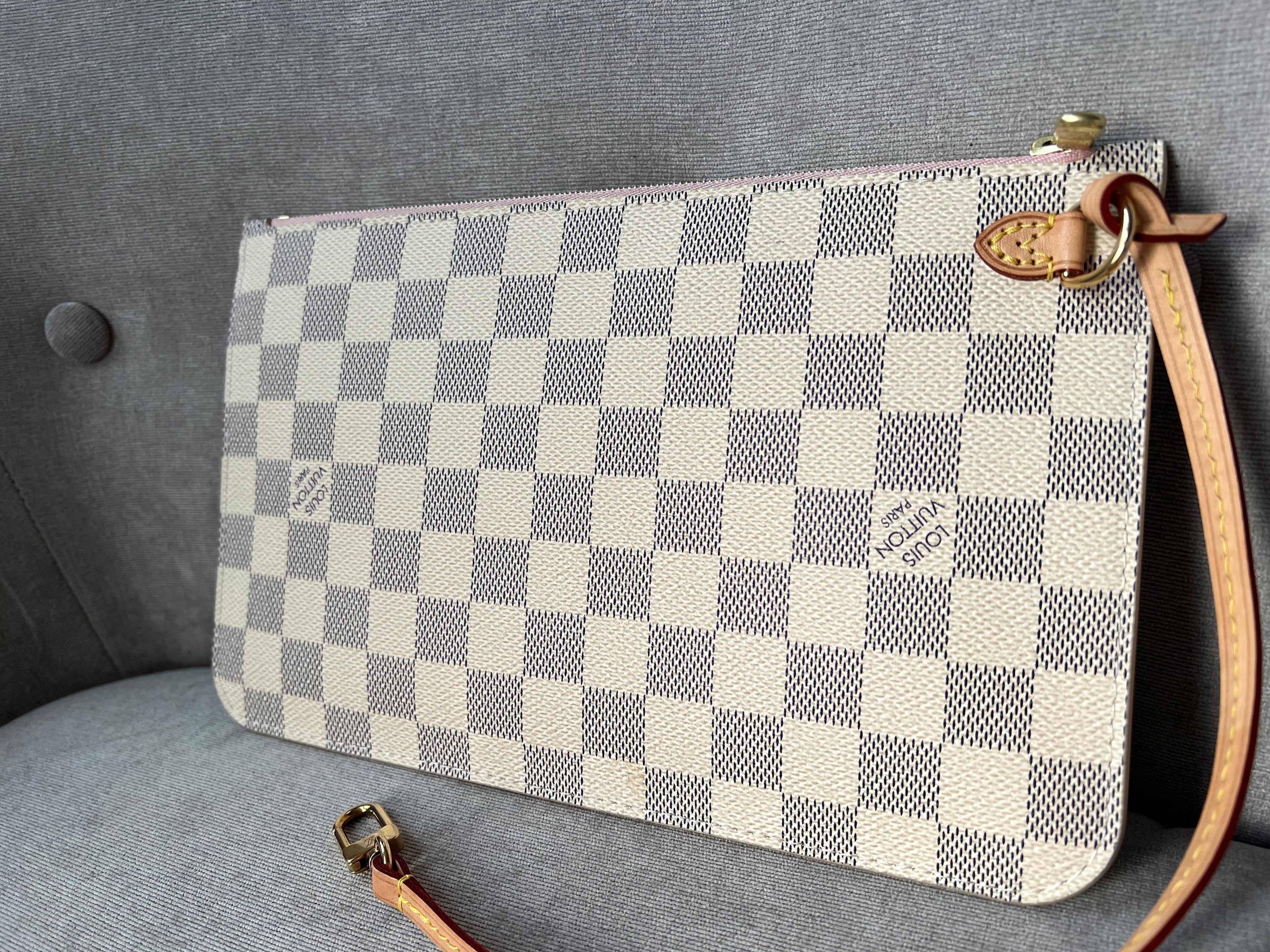 Louis Vuitton Pouch (from Neverfull MM) in Damier Azur