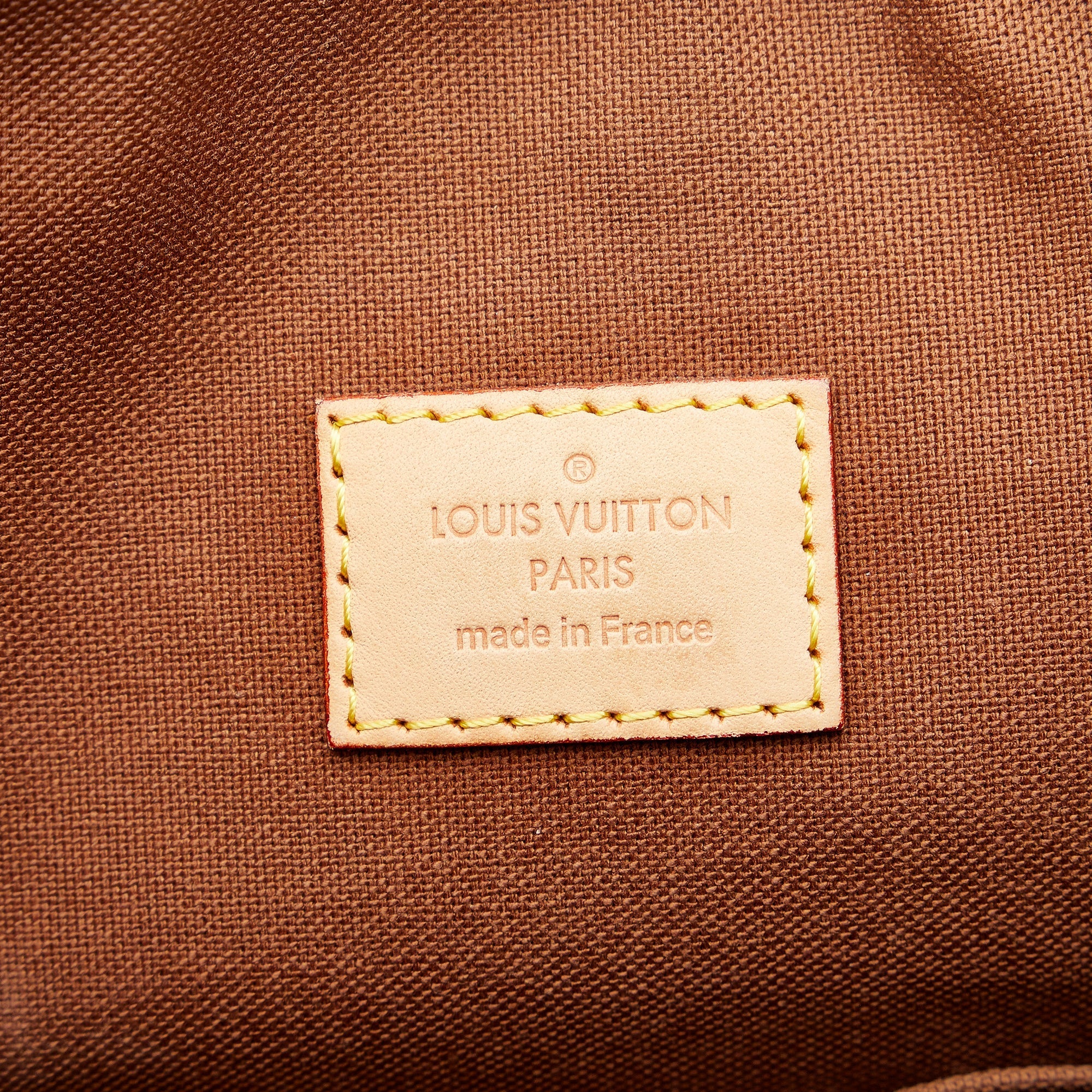 Brown Louis Vuitton Monogram Odeon GM Satchel