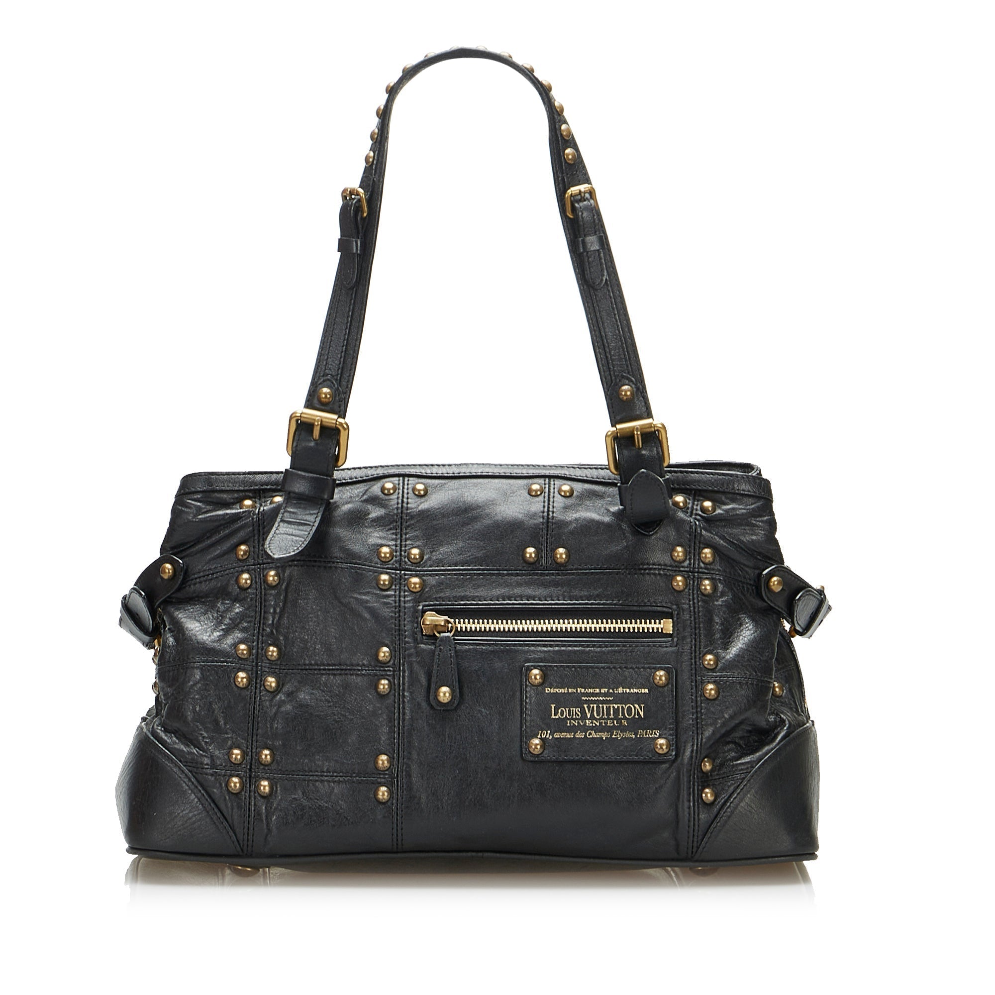 Louis Vuitton Sac Riveting Black