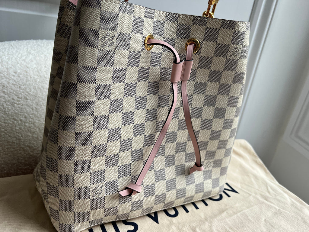 Louis Vuitton Neo Noe Damier Azur Rose Poudre (RRP £1,610)